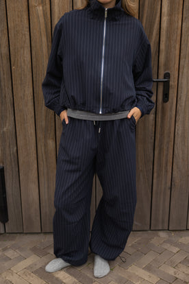 KELLY PANTS STRIPED NAVY