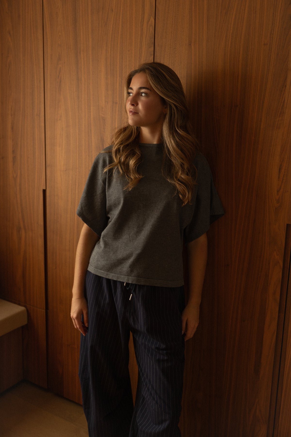 OVERSIZED CANDICE TEE GREY