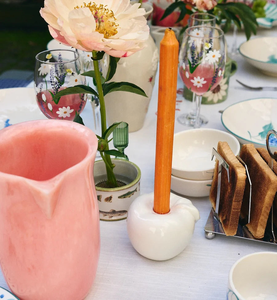 APPLE OF MY EYE CANDLE HOLDER