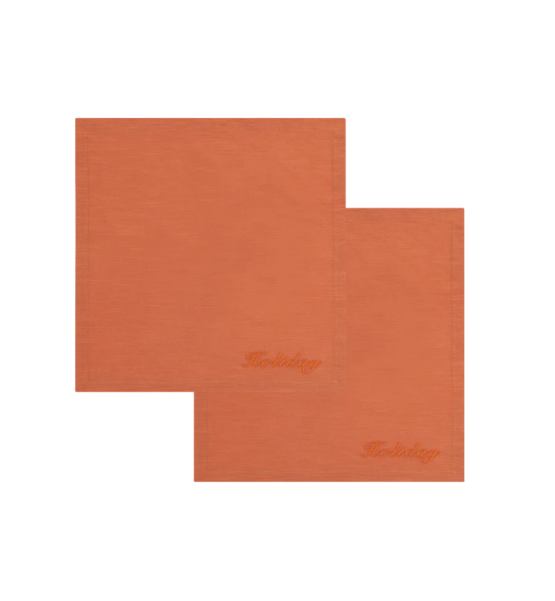 HOLIDAY NAPKIN SET OF 2