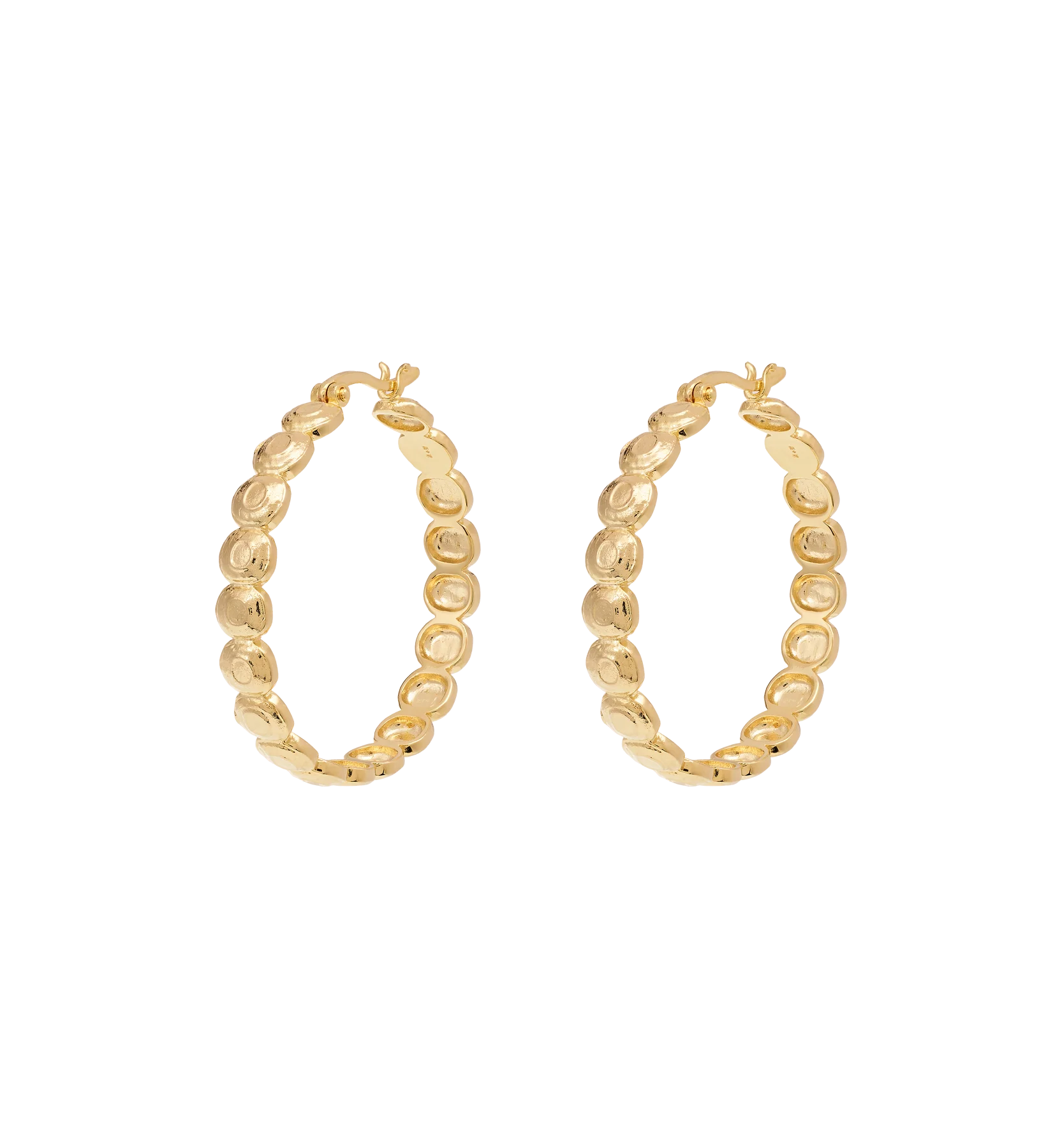 LARGE RELIC HOOP EARRINGS
