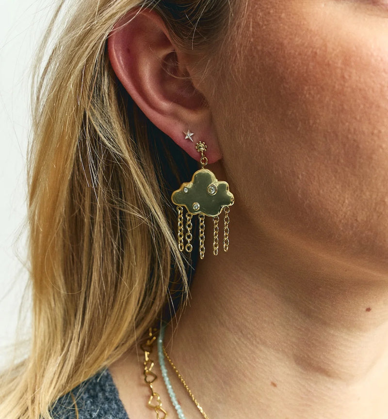 Head in the Clouds Stud Earrings