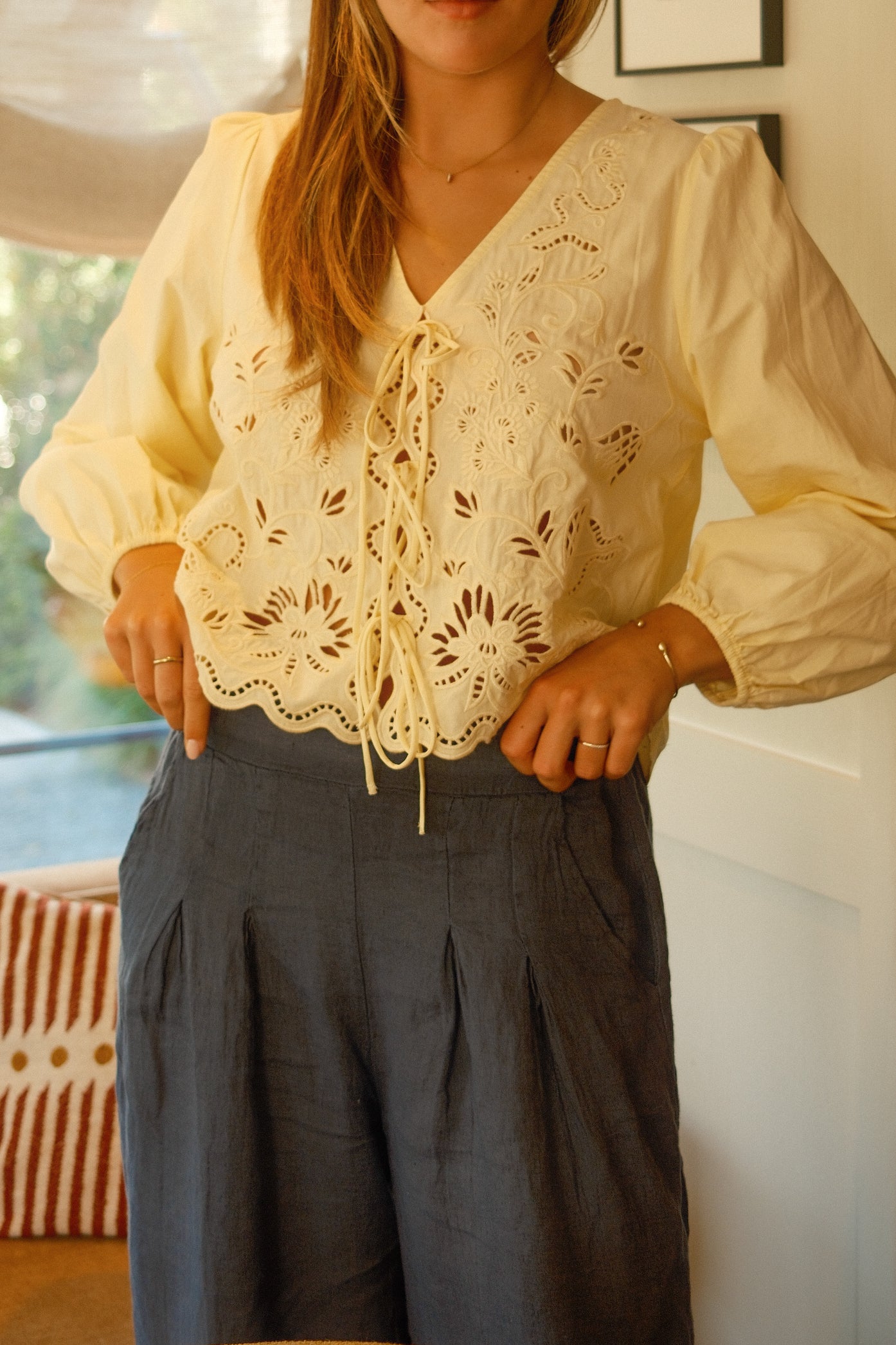 FEM BLOUSE YELLOW