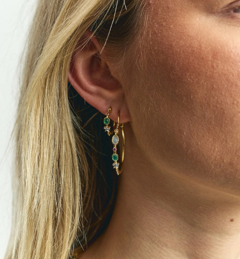 Big Storybook Hoop Earrings