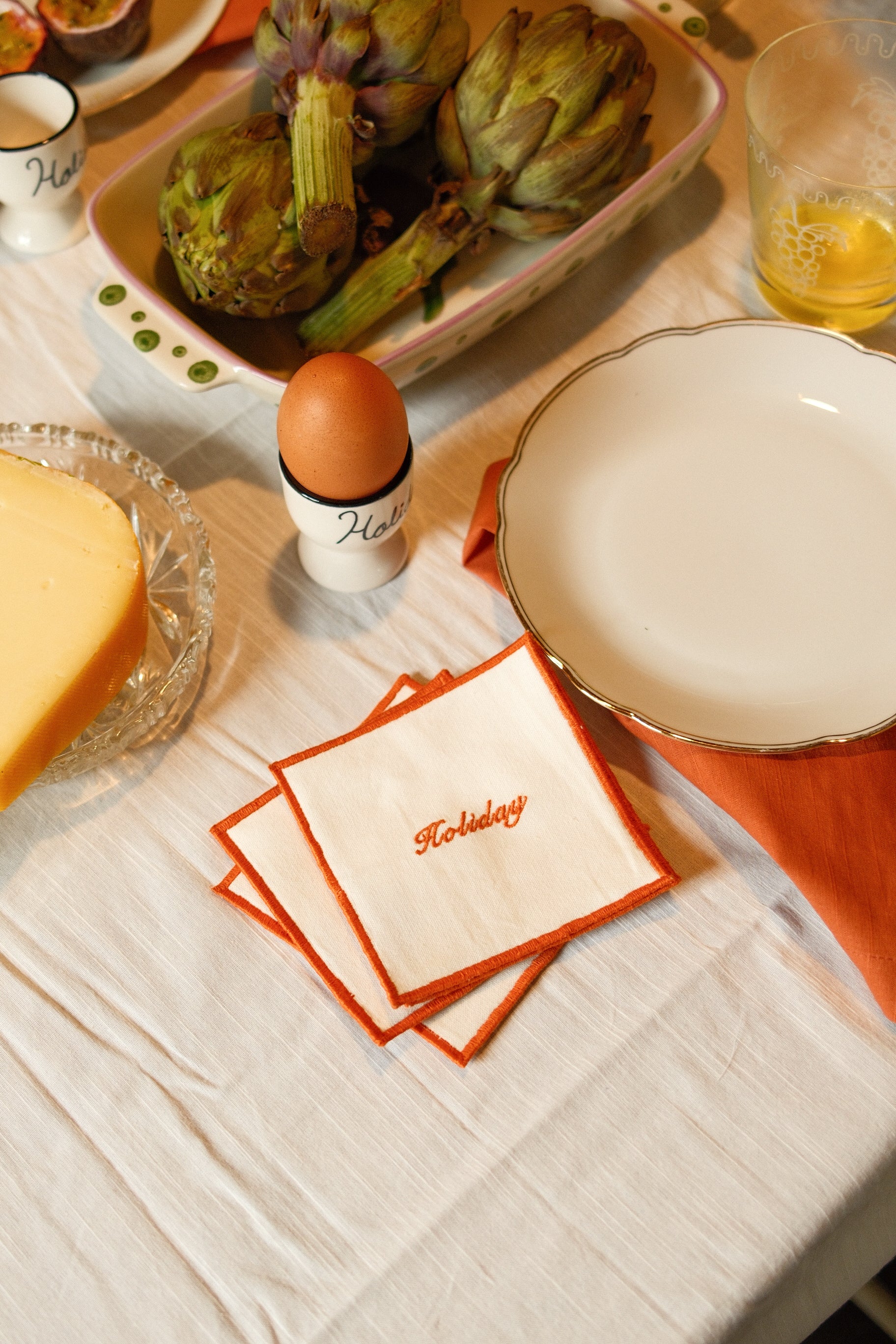 HOLIDAY COASTER SET OF 4