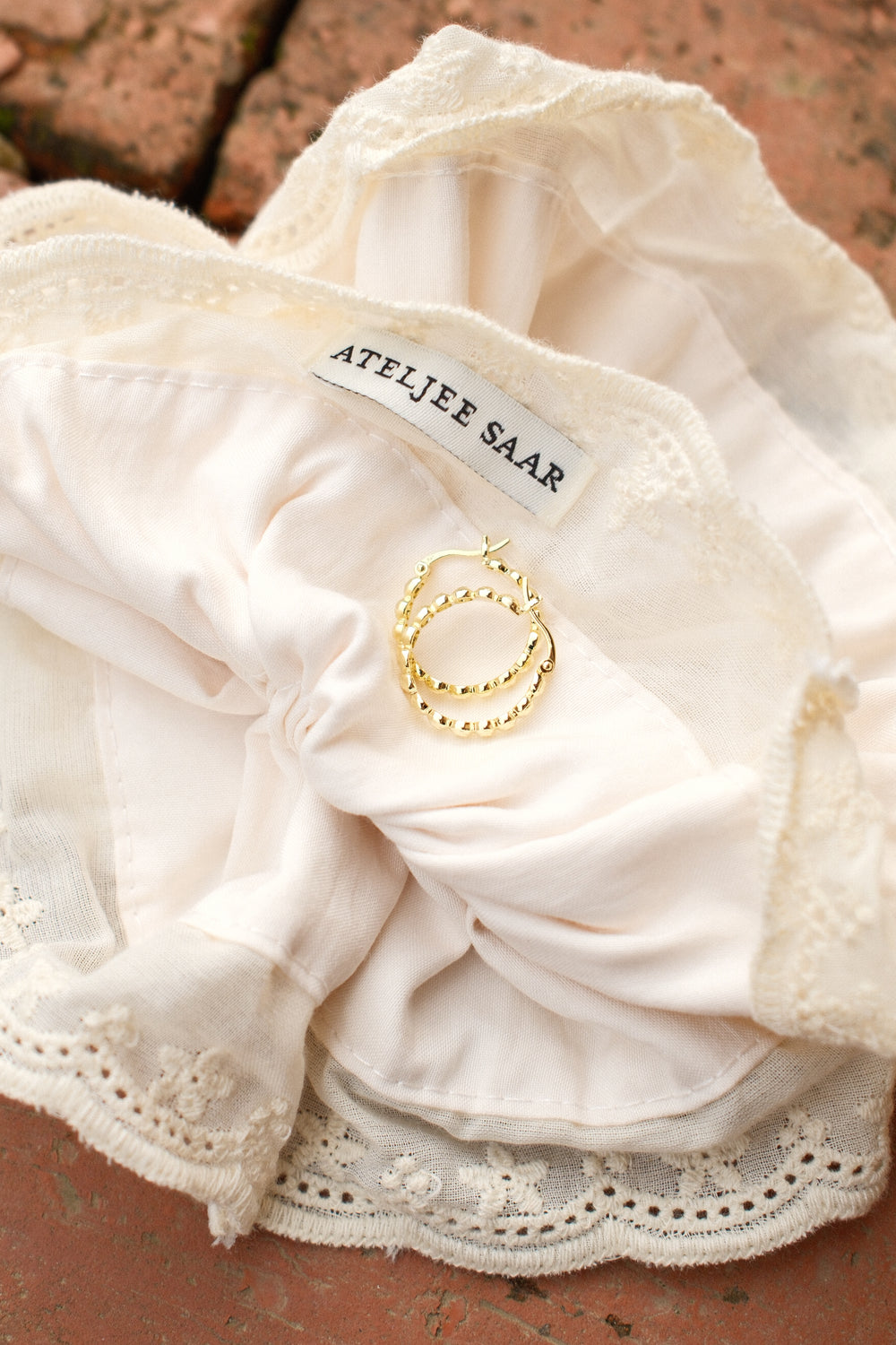 SMALL RELIC HOOP EARRINGS