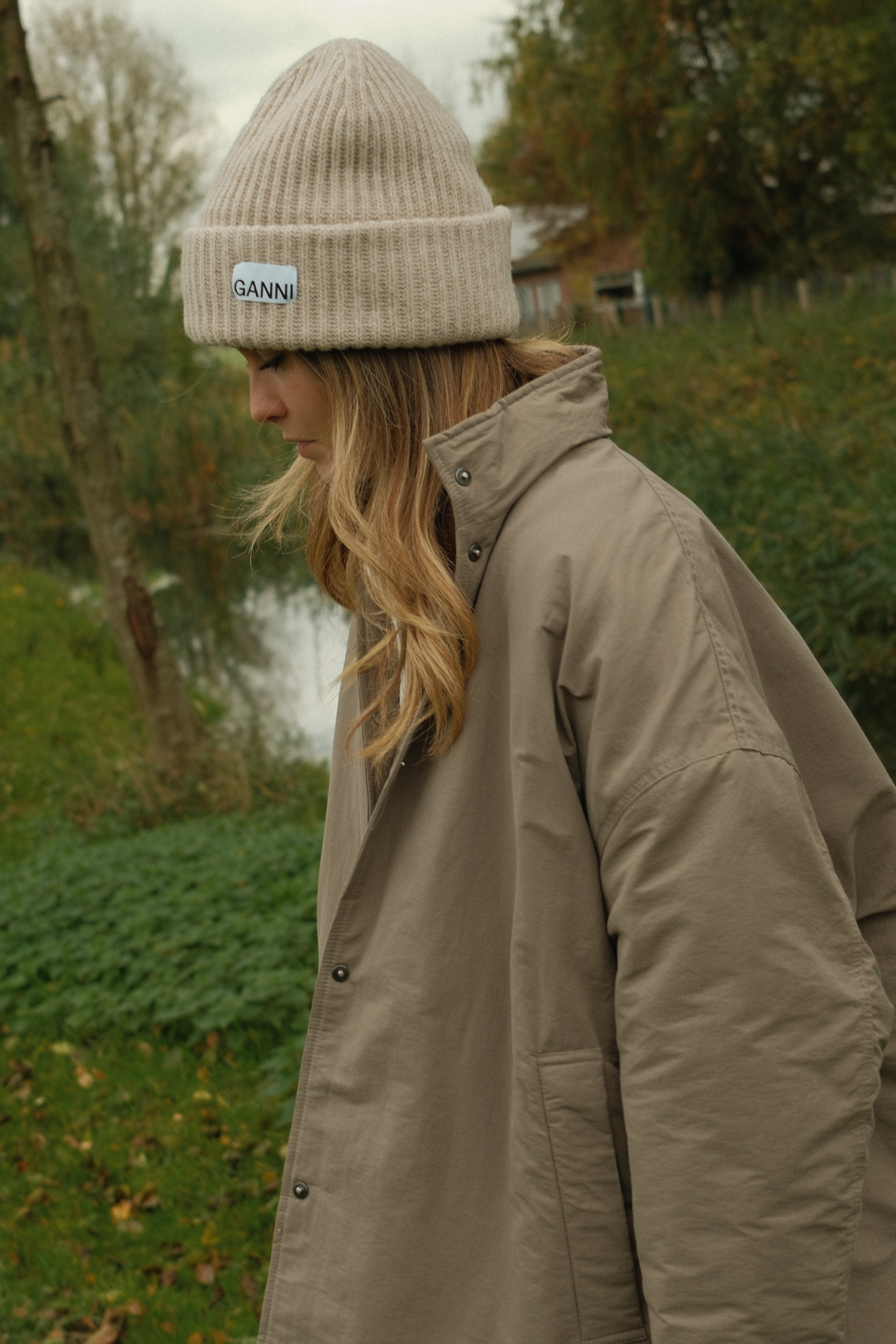 THE HARRIS PUFFER COAT TAUPE