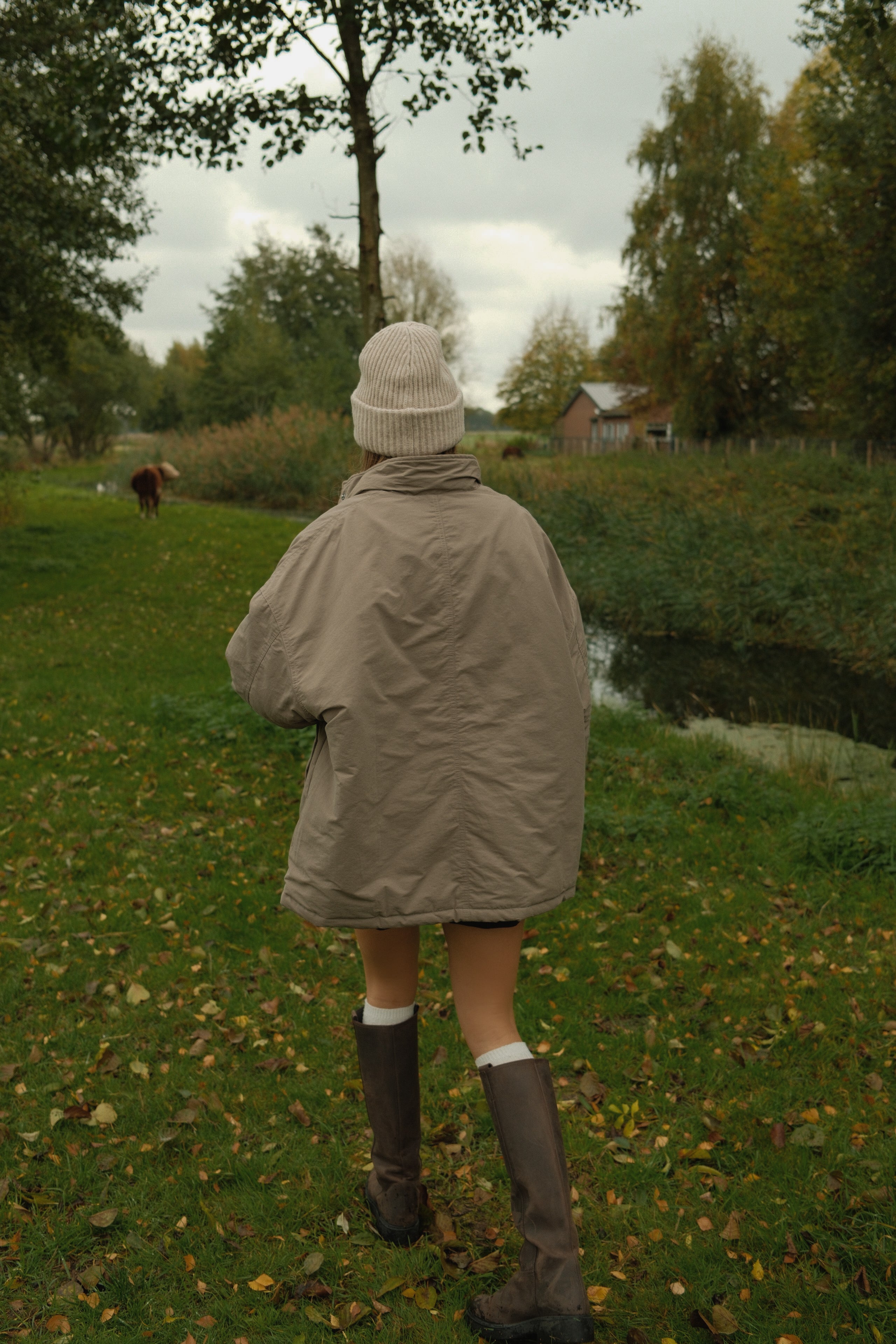 THE HARRIS PUFFER COAT TAUPE