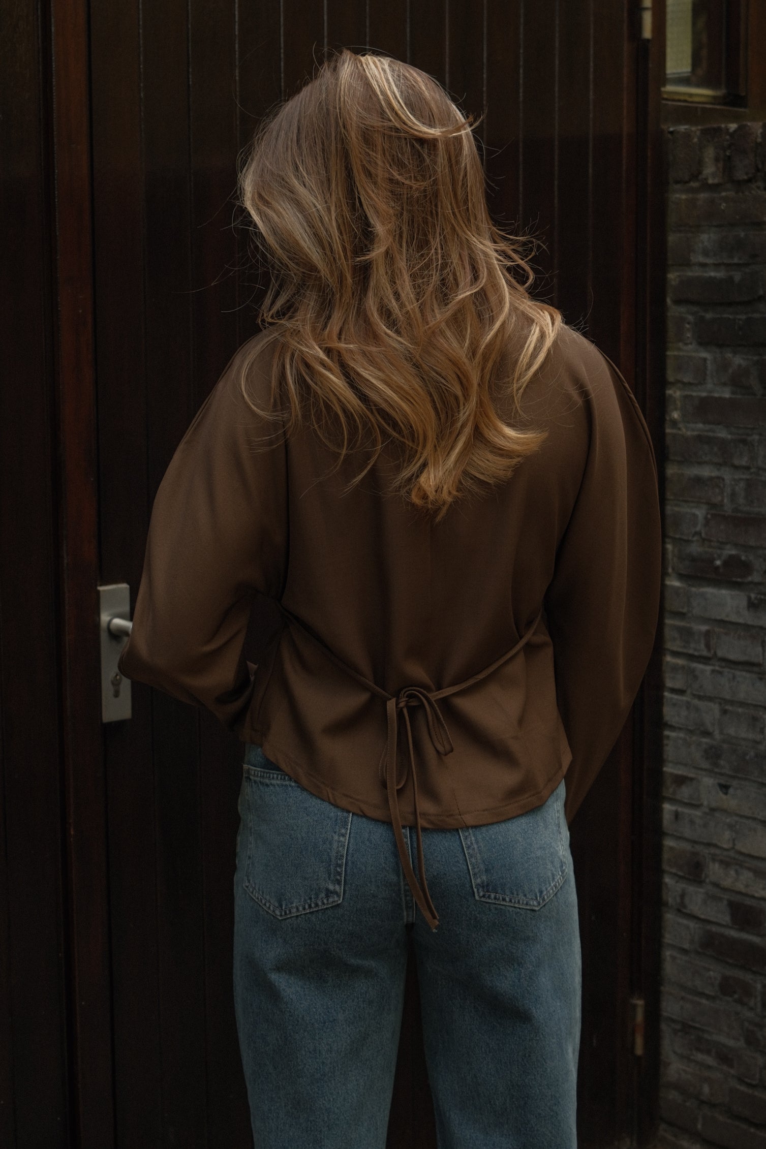 THE CORSET TOP CHOCO