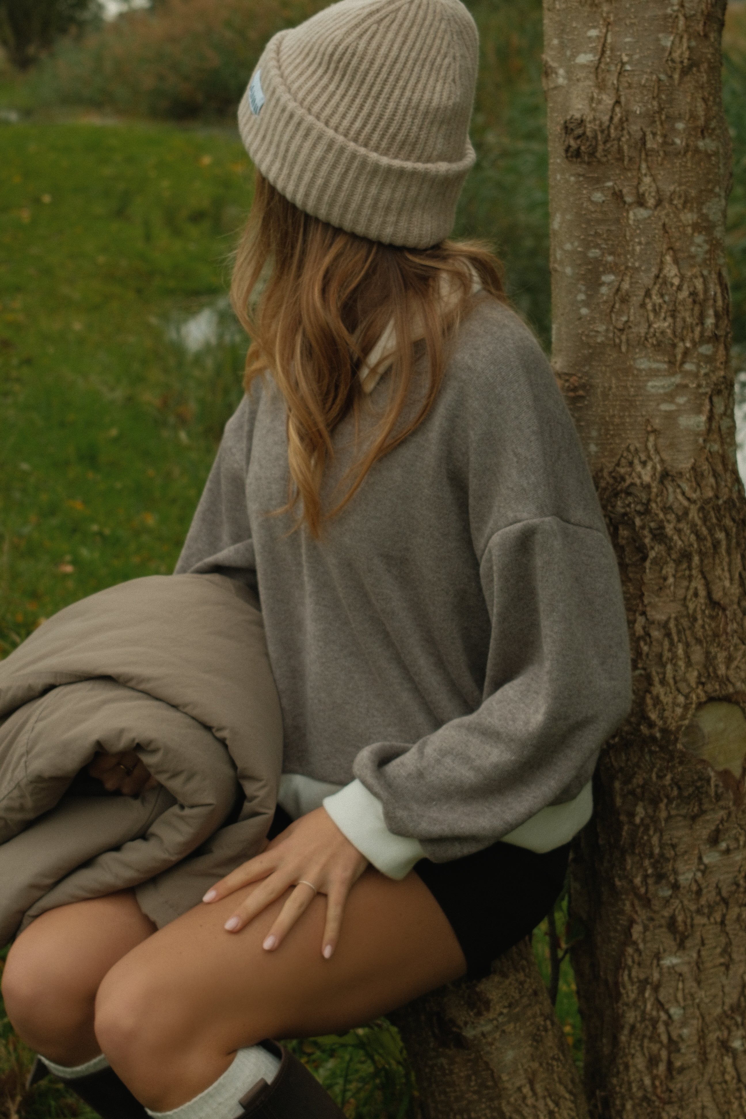 CLUBHOUSE POLO OFFWHITE/TAUPE