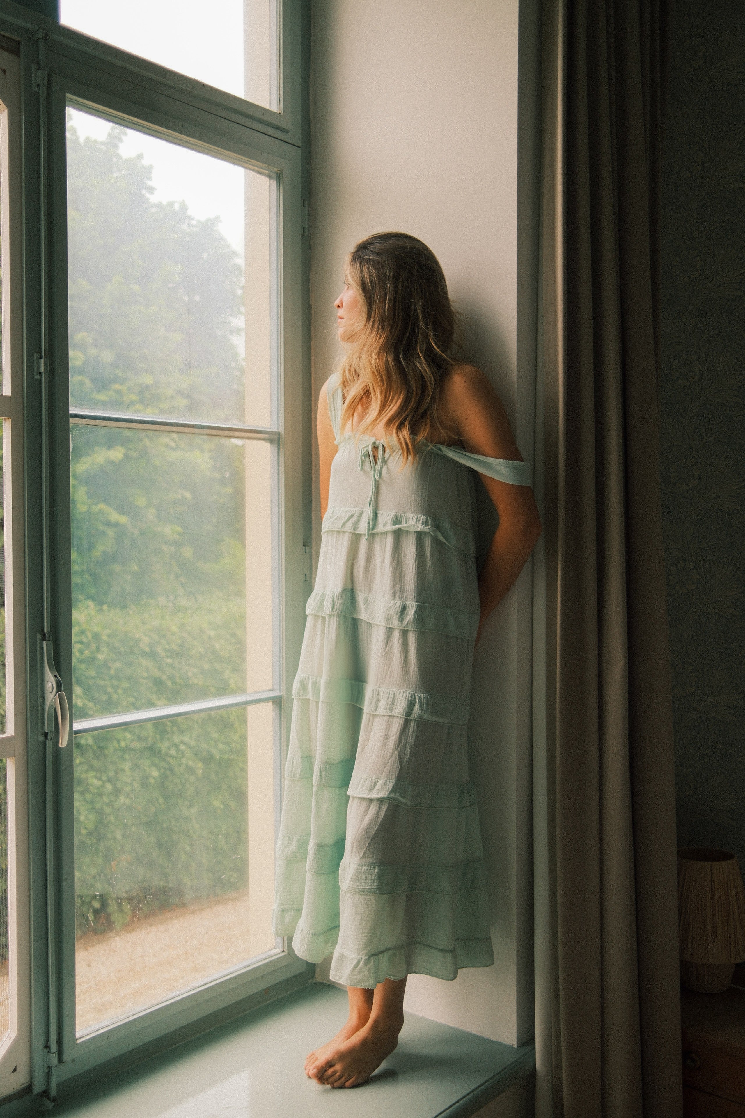 MARIE MAXI DRESS TURQUOISE