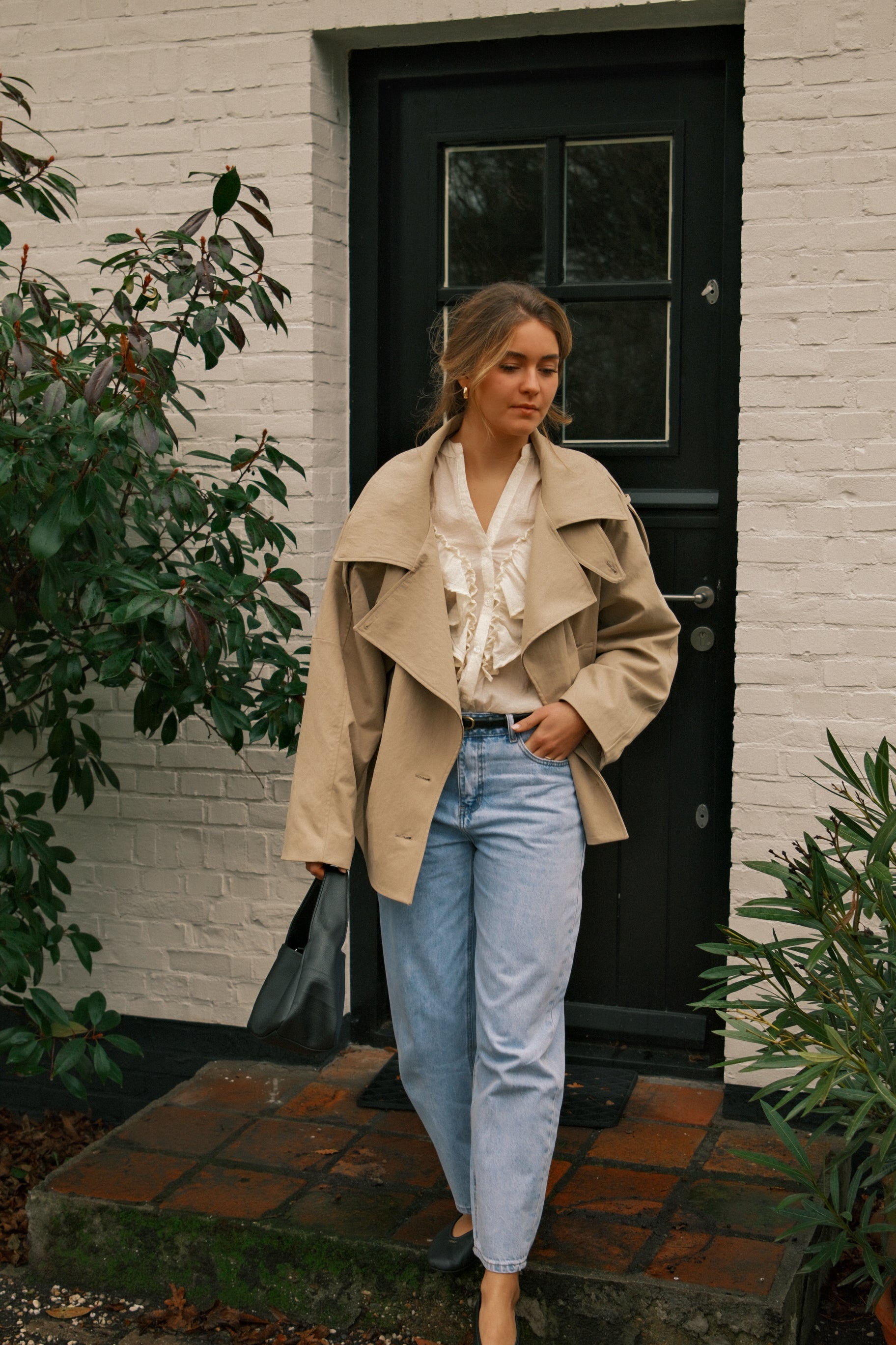 AMÉLIE MID WAIST BARREL JEANS