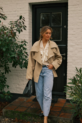 AMÉLIE MID WAIST BARREL JEANS
