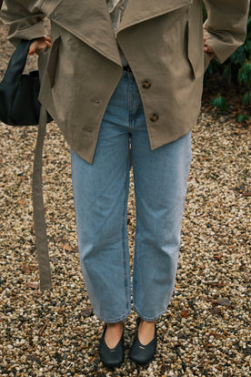 AMÉLIE MID WAIST BARREL JEANS