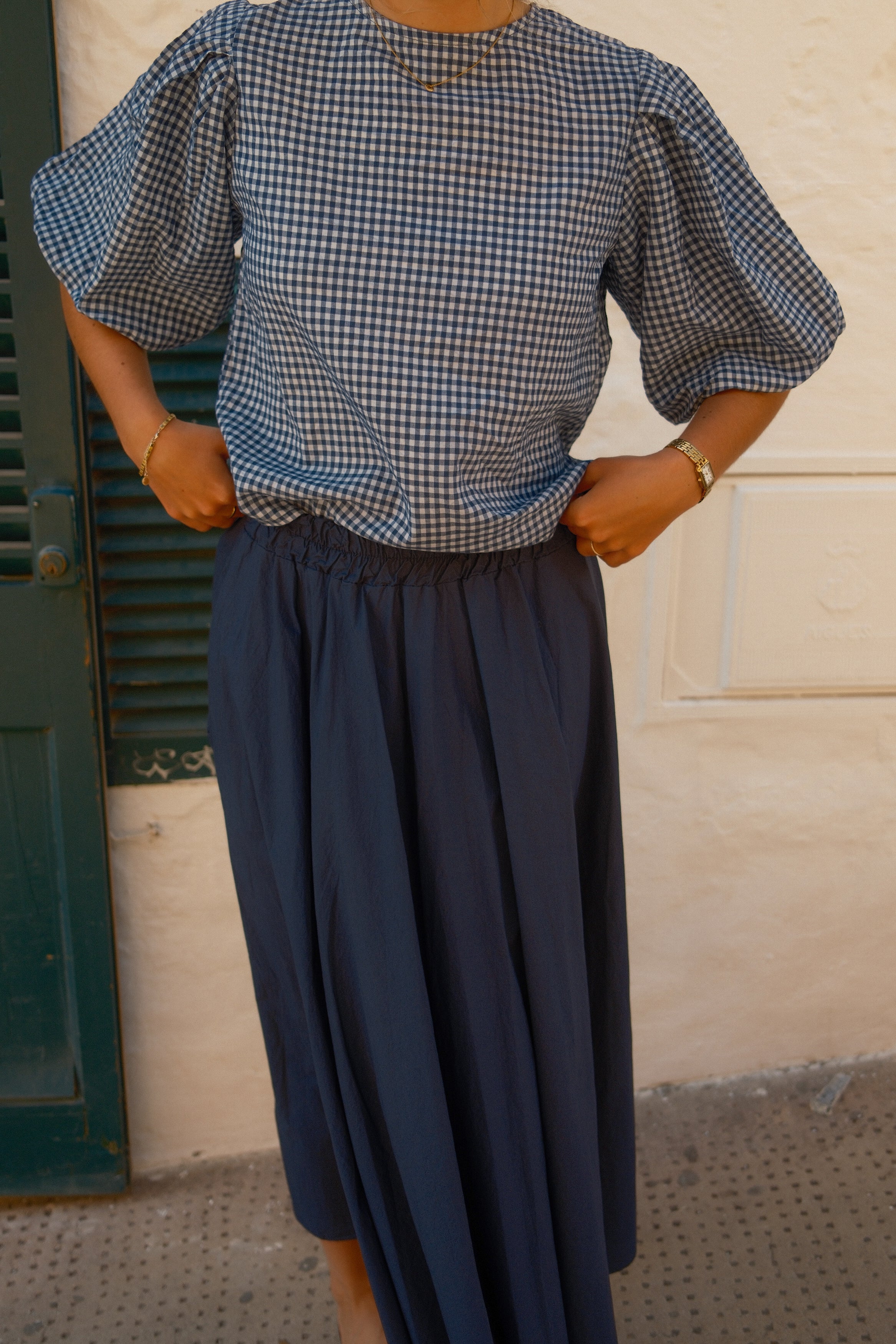 ROSIE BALLOON TOP NAVY