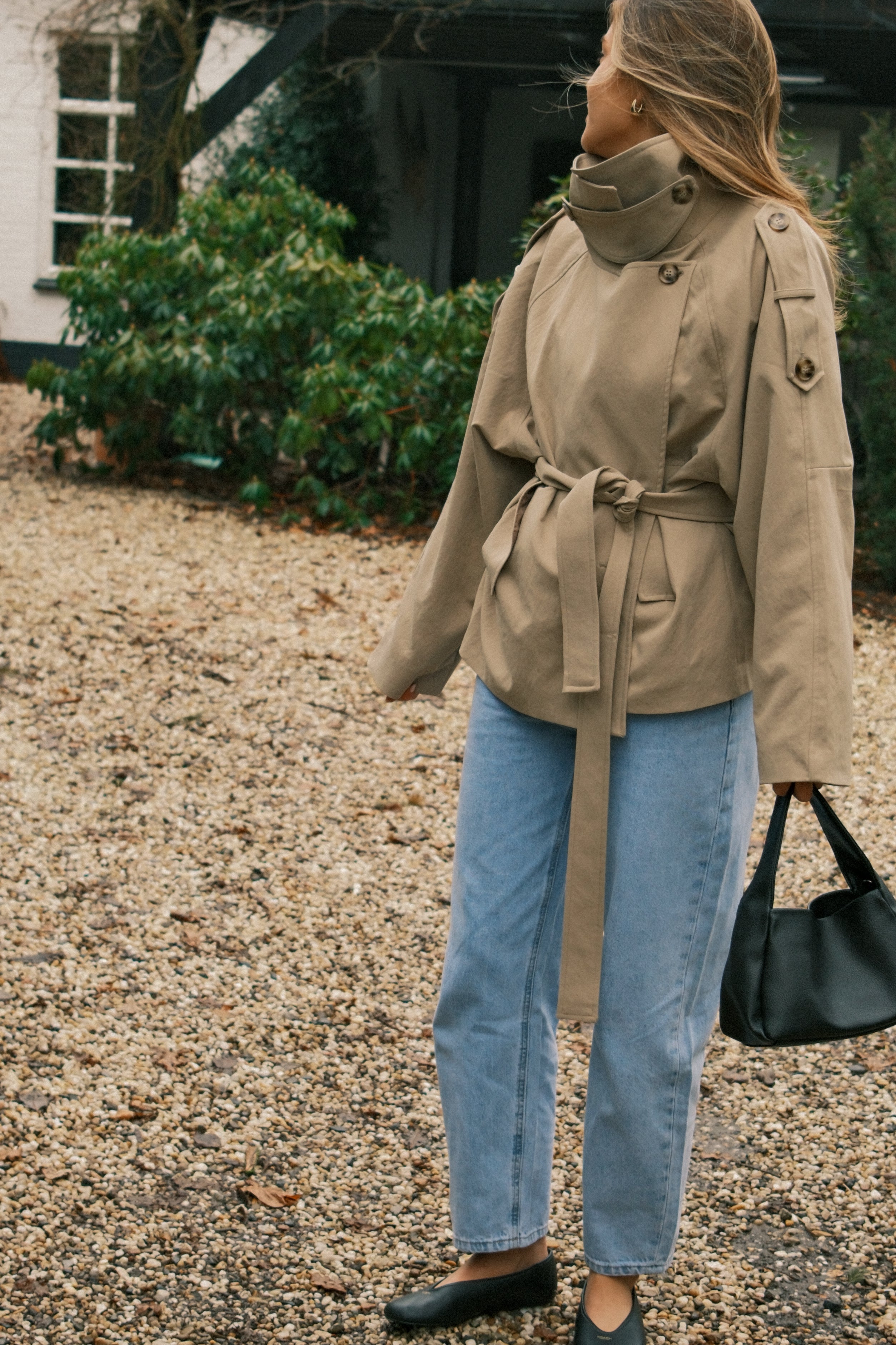 AMÉLIE MID WAIST BARREL JEANS