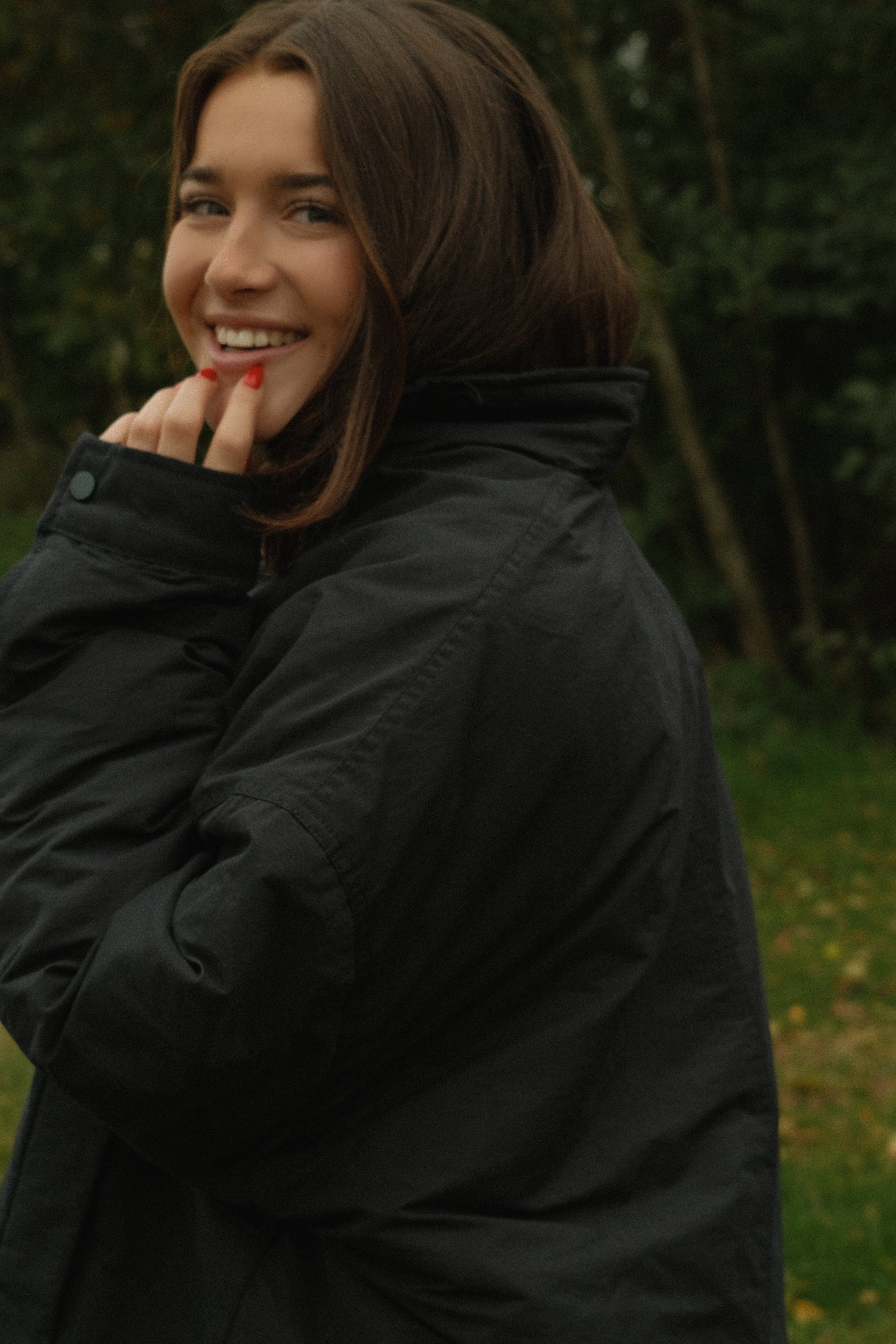 THE HARRIS PUFFER COAT NAVY