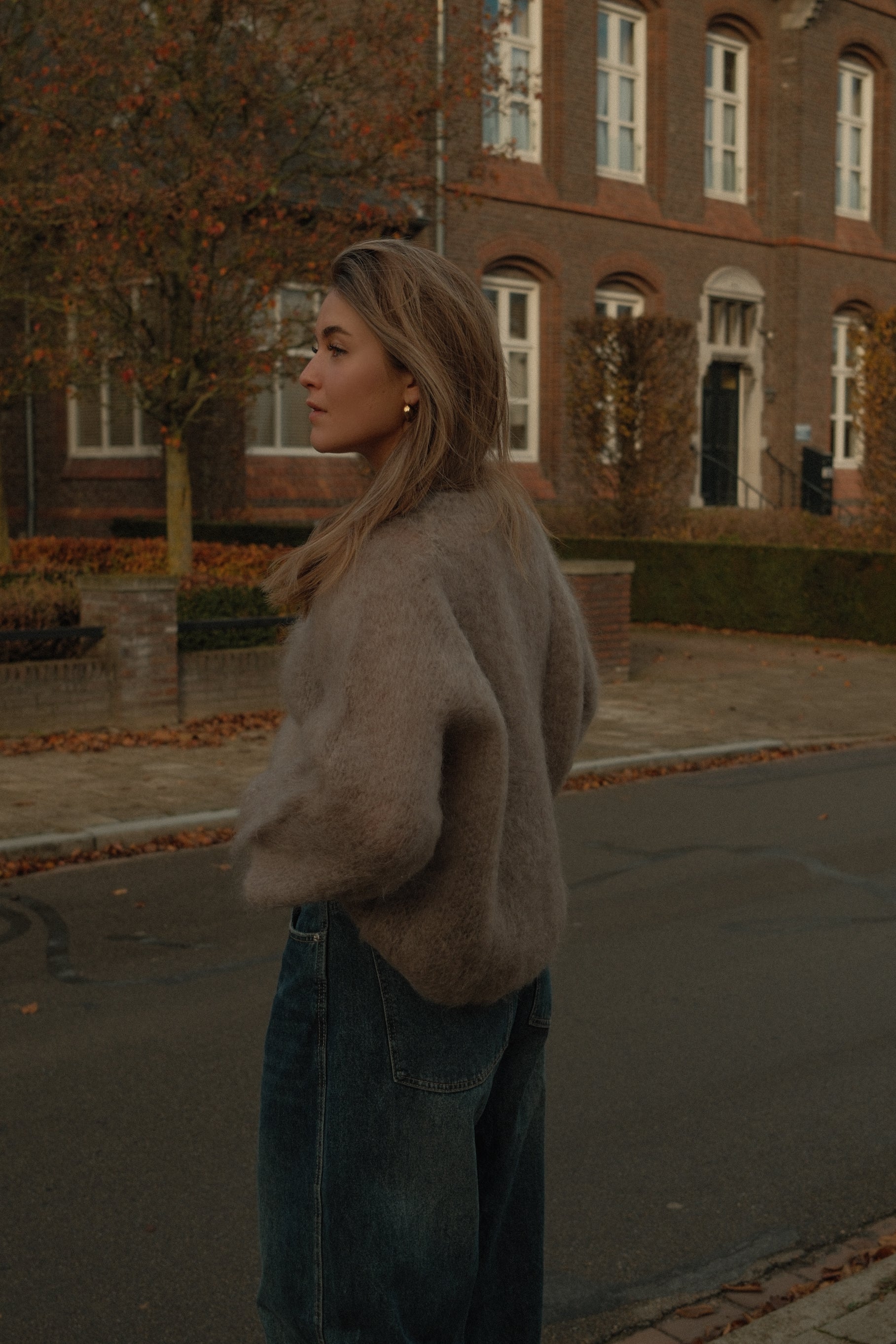 THE MOHAIR CLOUD KNIT TAUPE