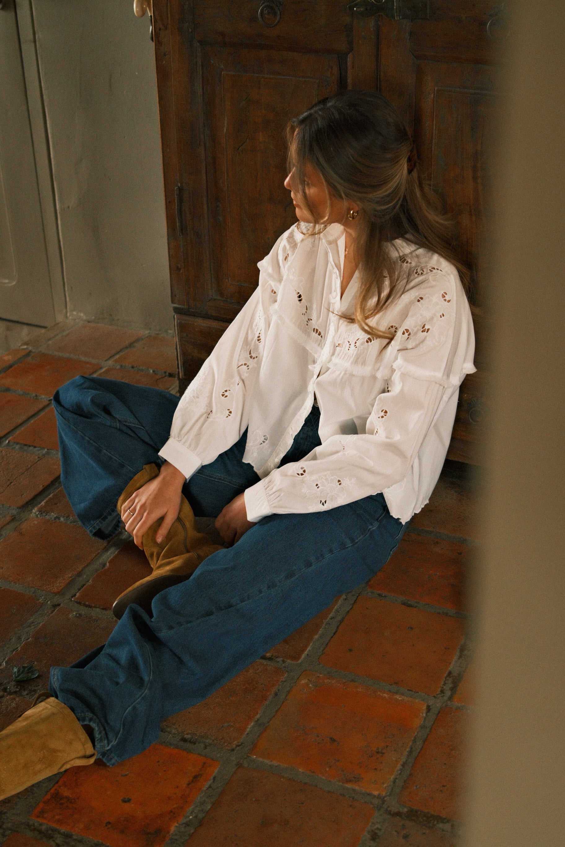 THE STILL AIR BLOUSE WHITE