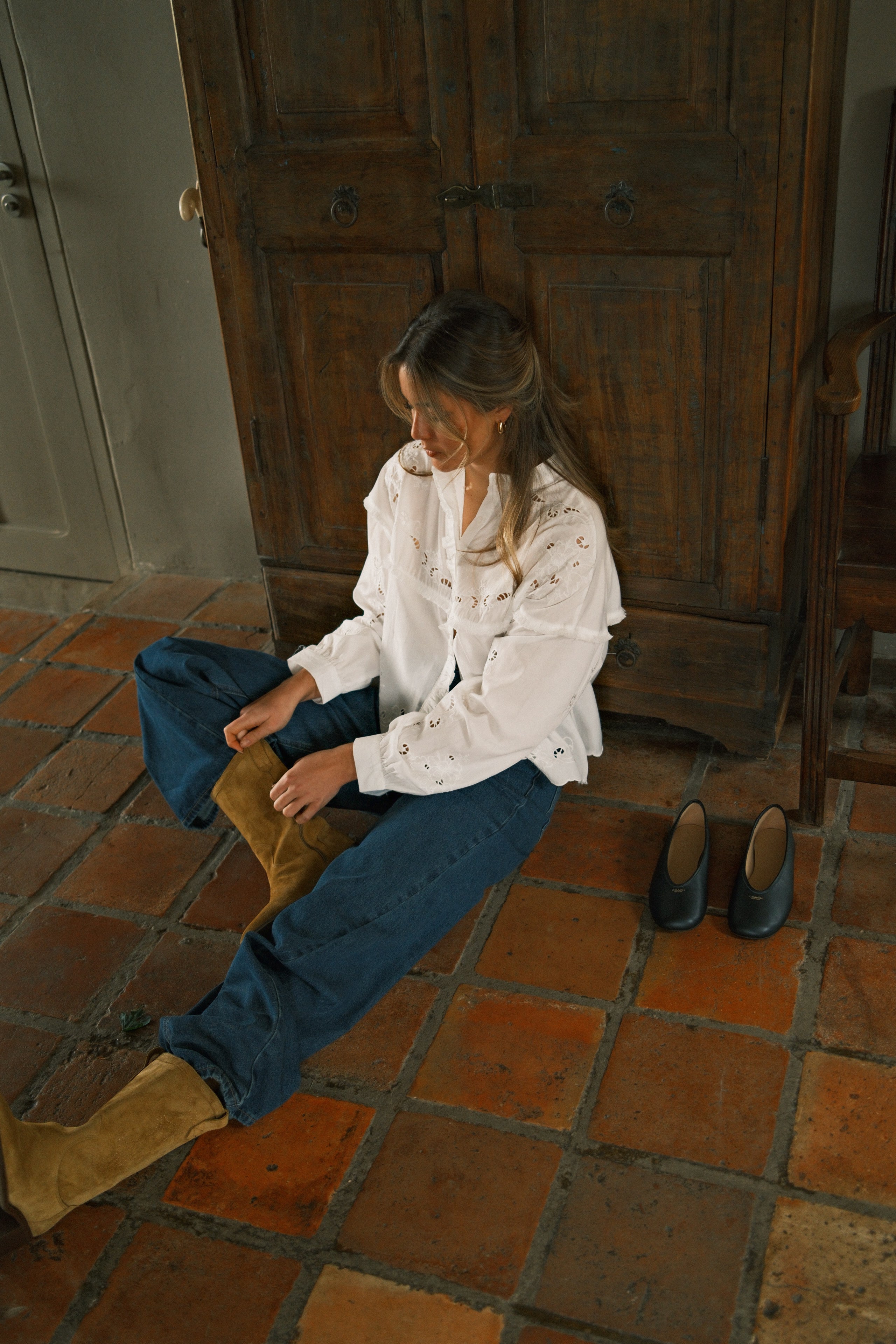 THE STILL AIR BLOUSE WHITE