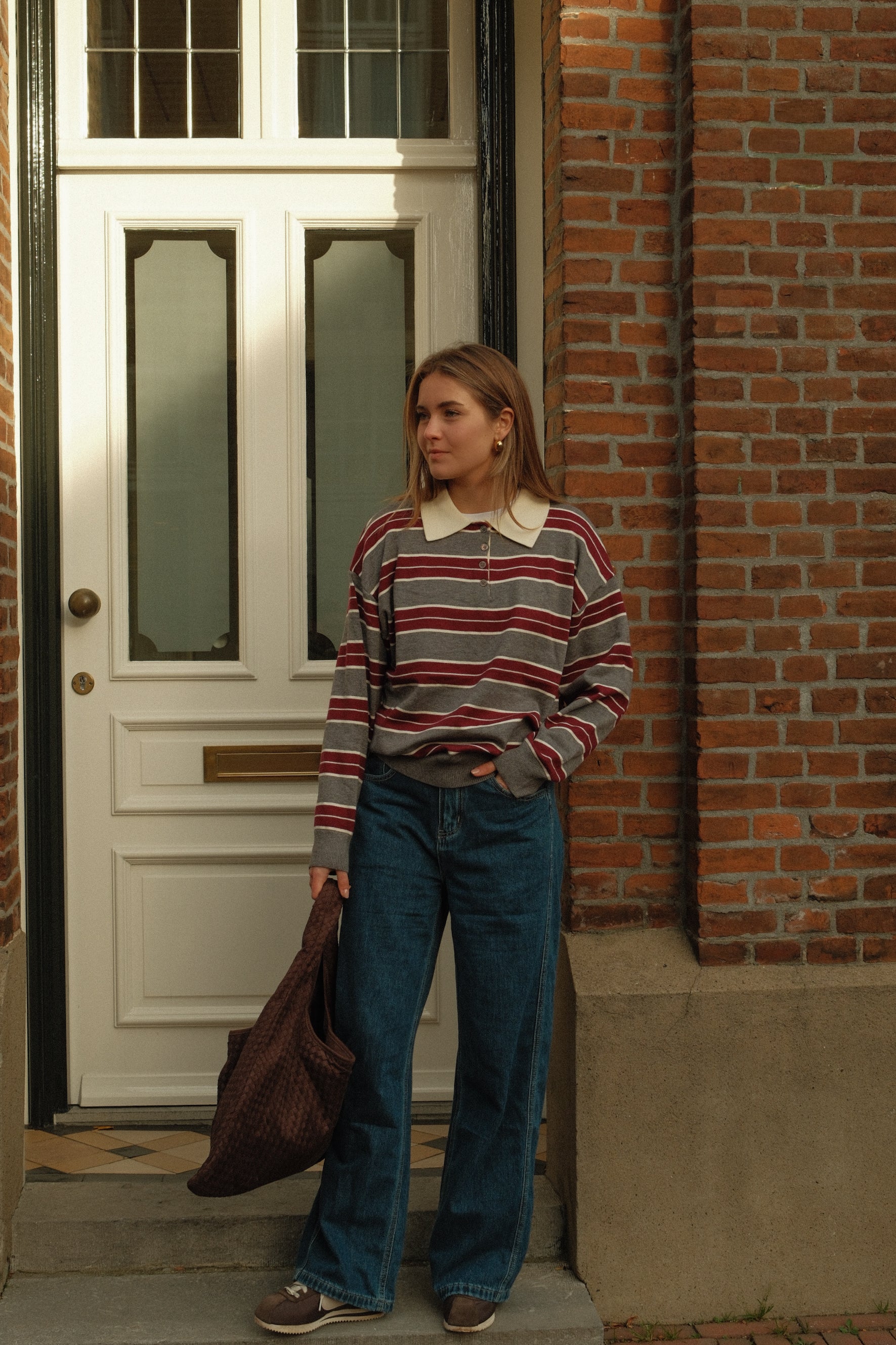 POLO CLUB SAAR STRIPED RED/GREY