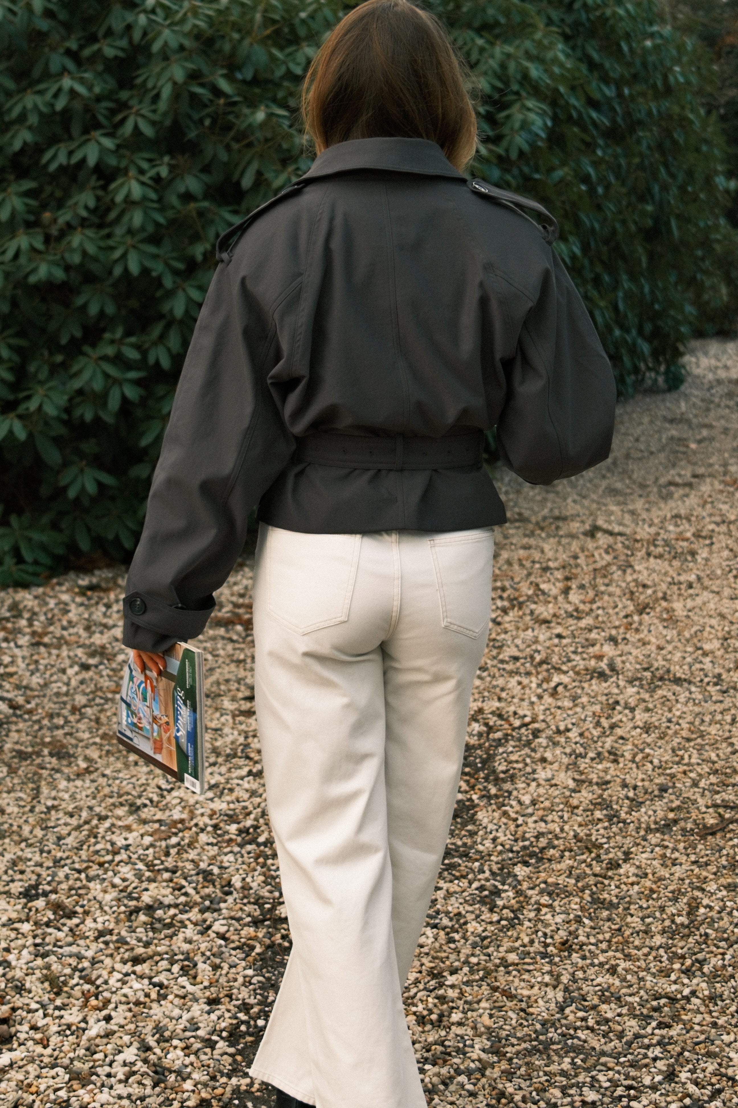 JOANNE TRENCH COAT GREY