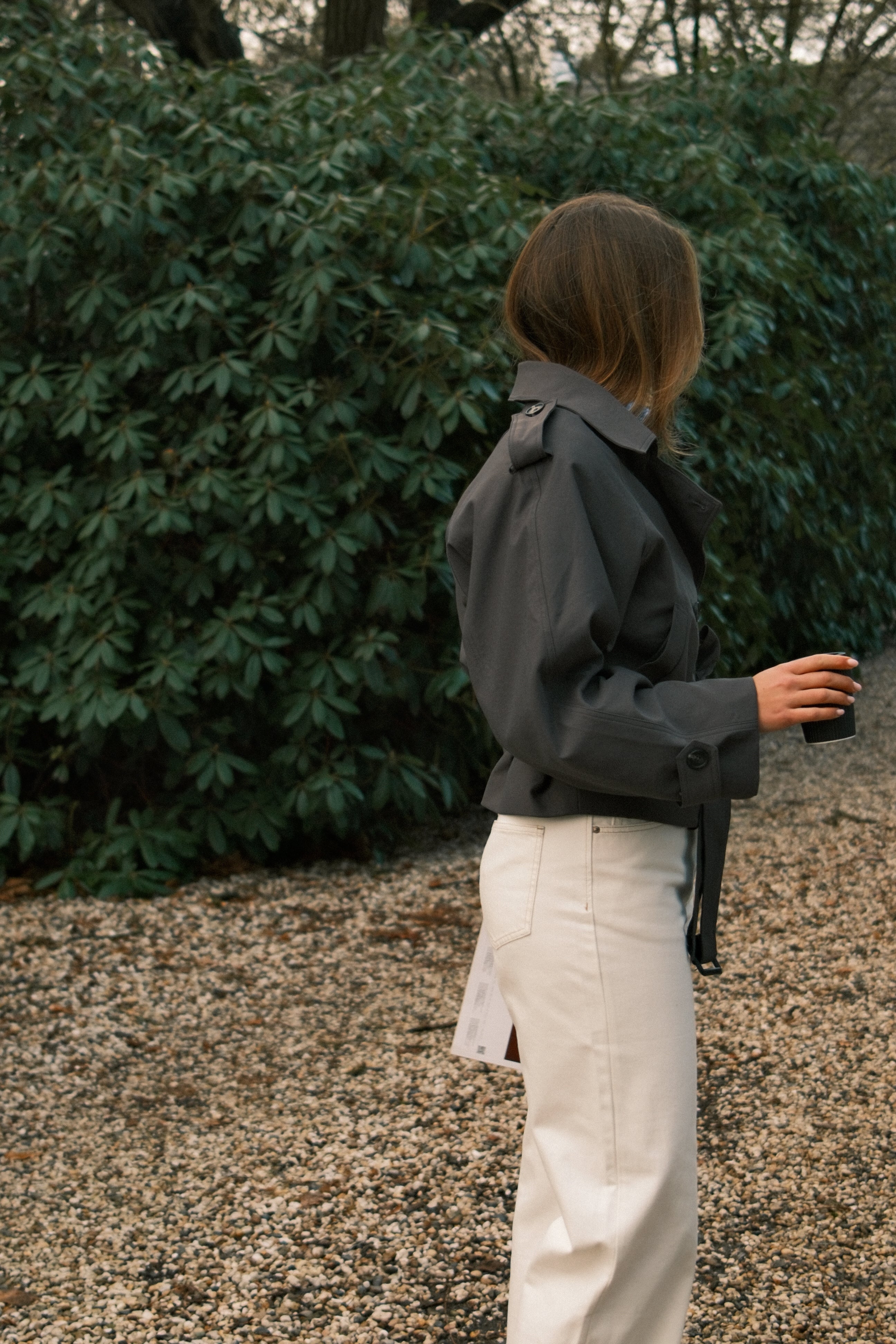 JOANNE TRENCH COAT GREY