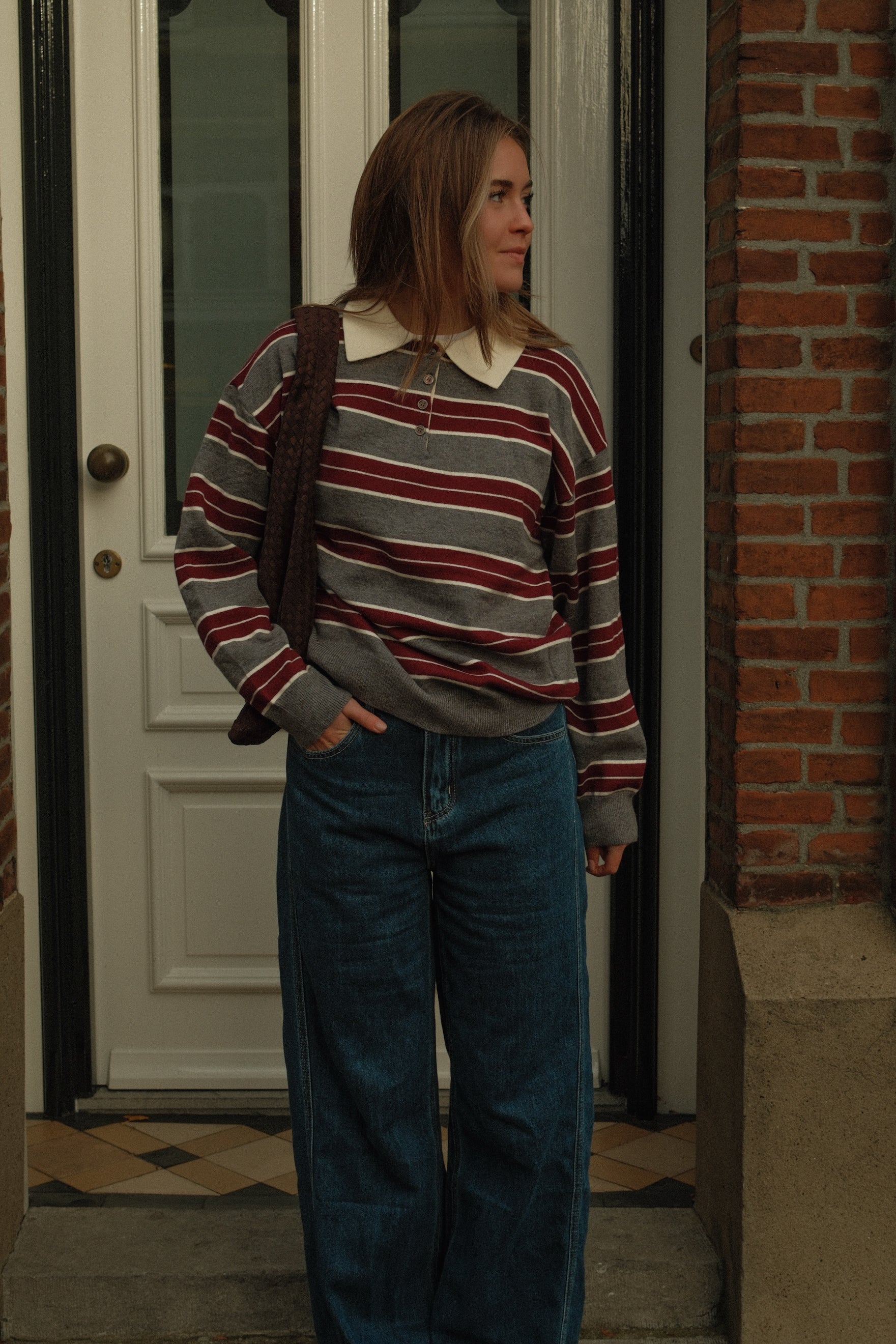 POLO CLUB SAAR STRIPED RED/GREY