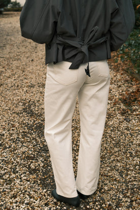 STRAIGHT WIDE NORA JEANS WHITE