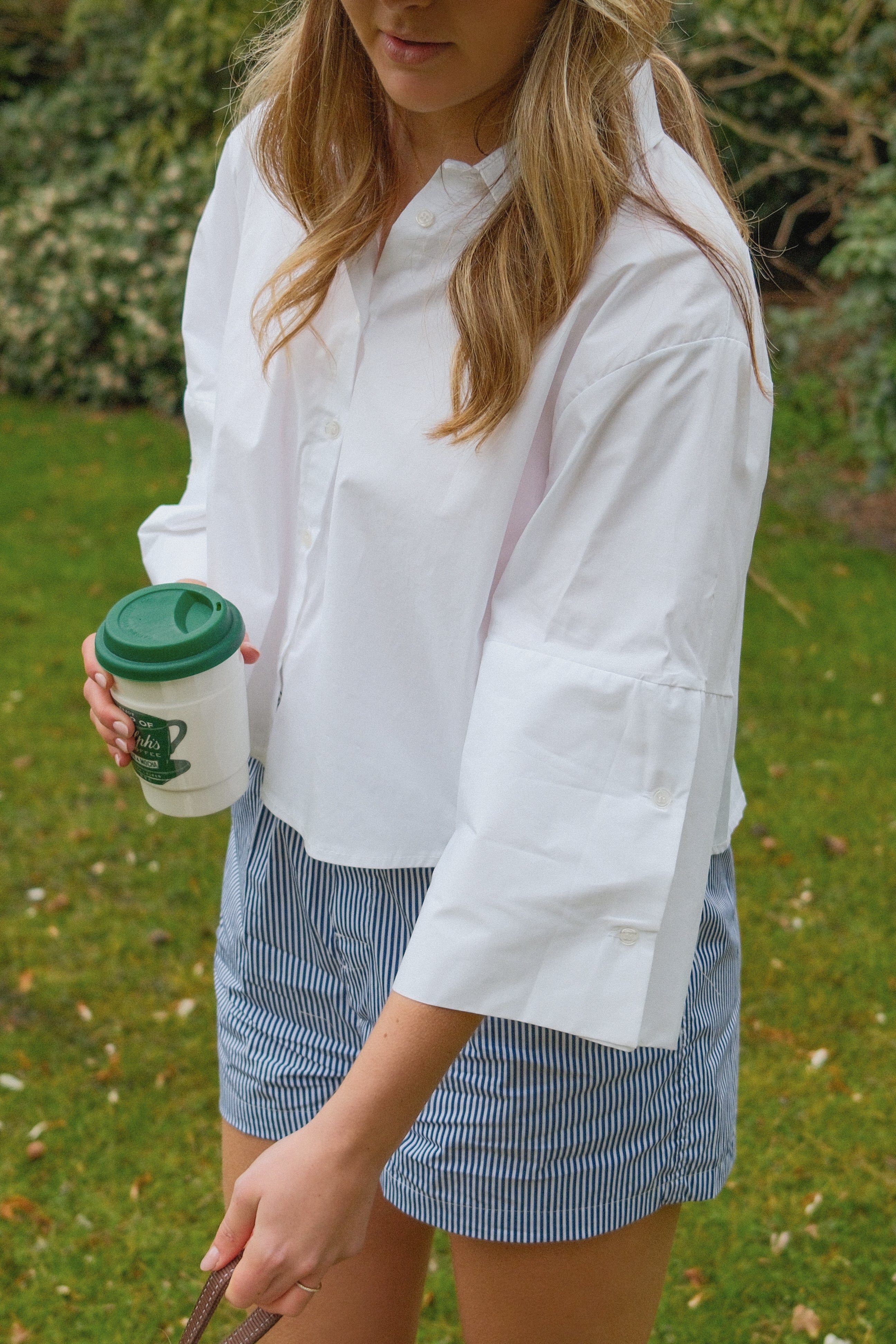 CROPPED SOPHIE SHIRT WHITE