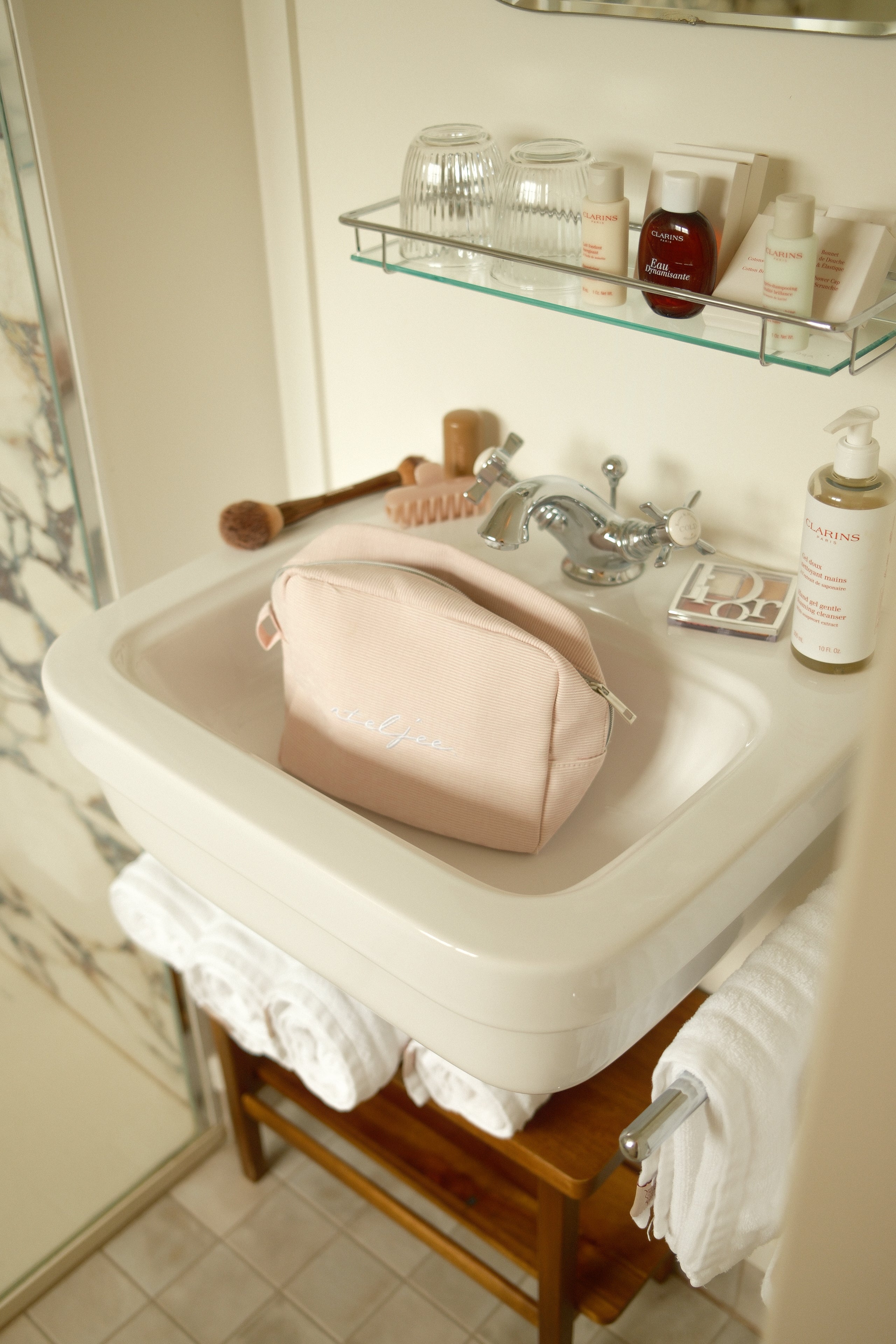ATELJEE SAAR TOILET BAG PINK