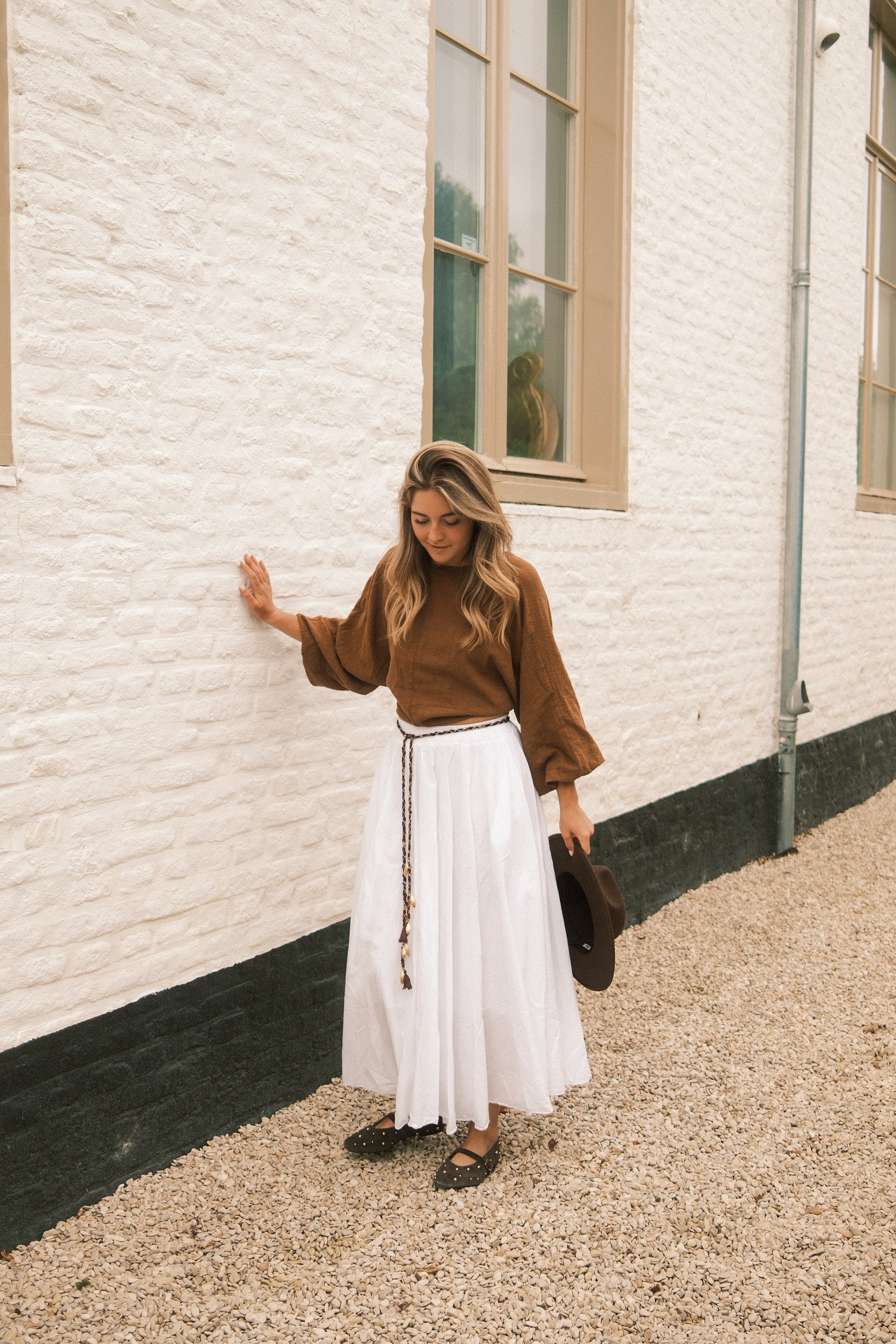 AMBER SKIRT WHITE