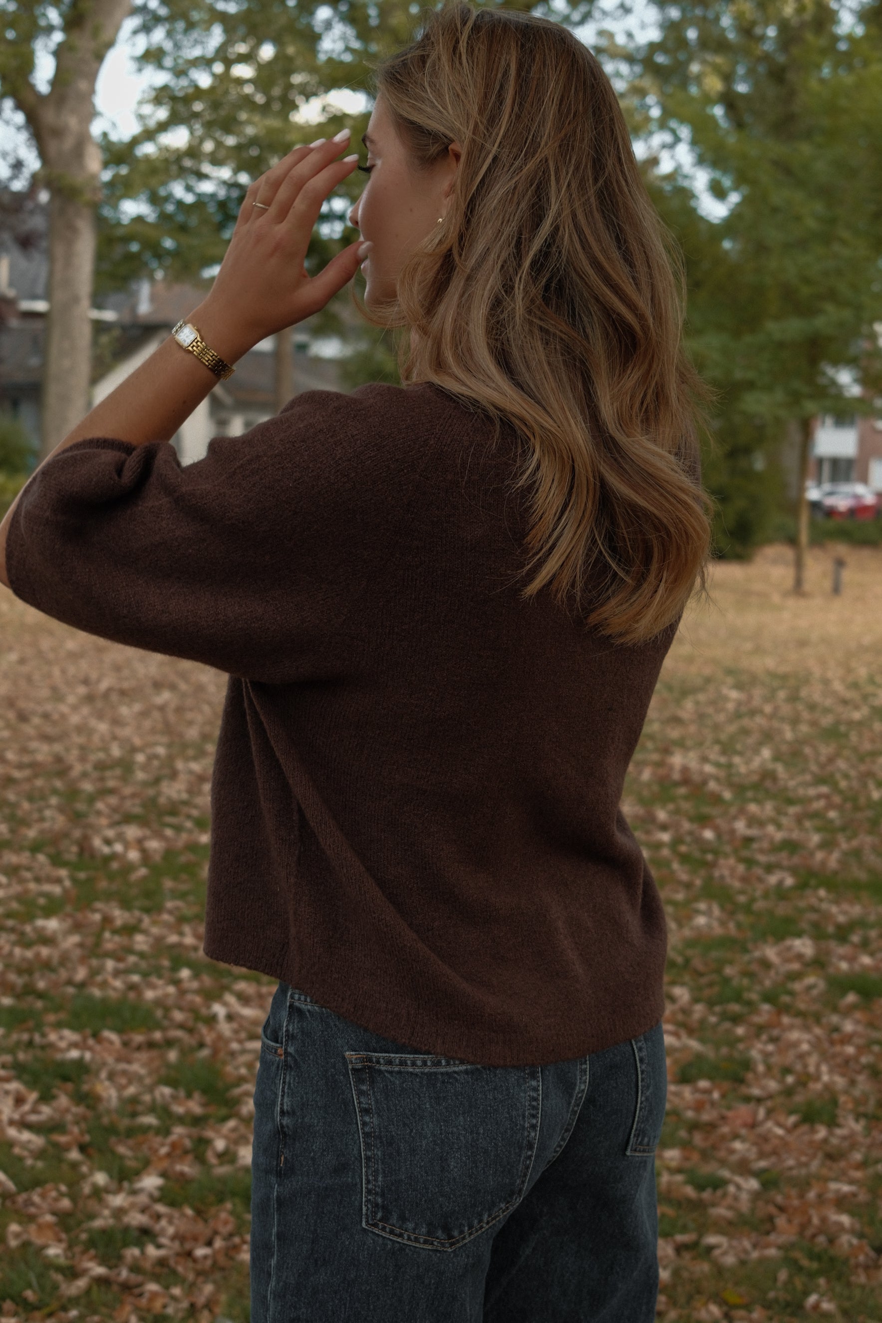 THE SAAR KNIT CHOCO