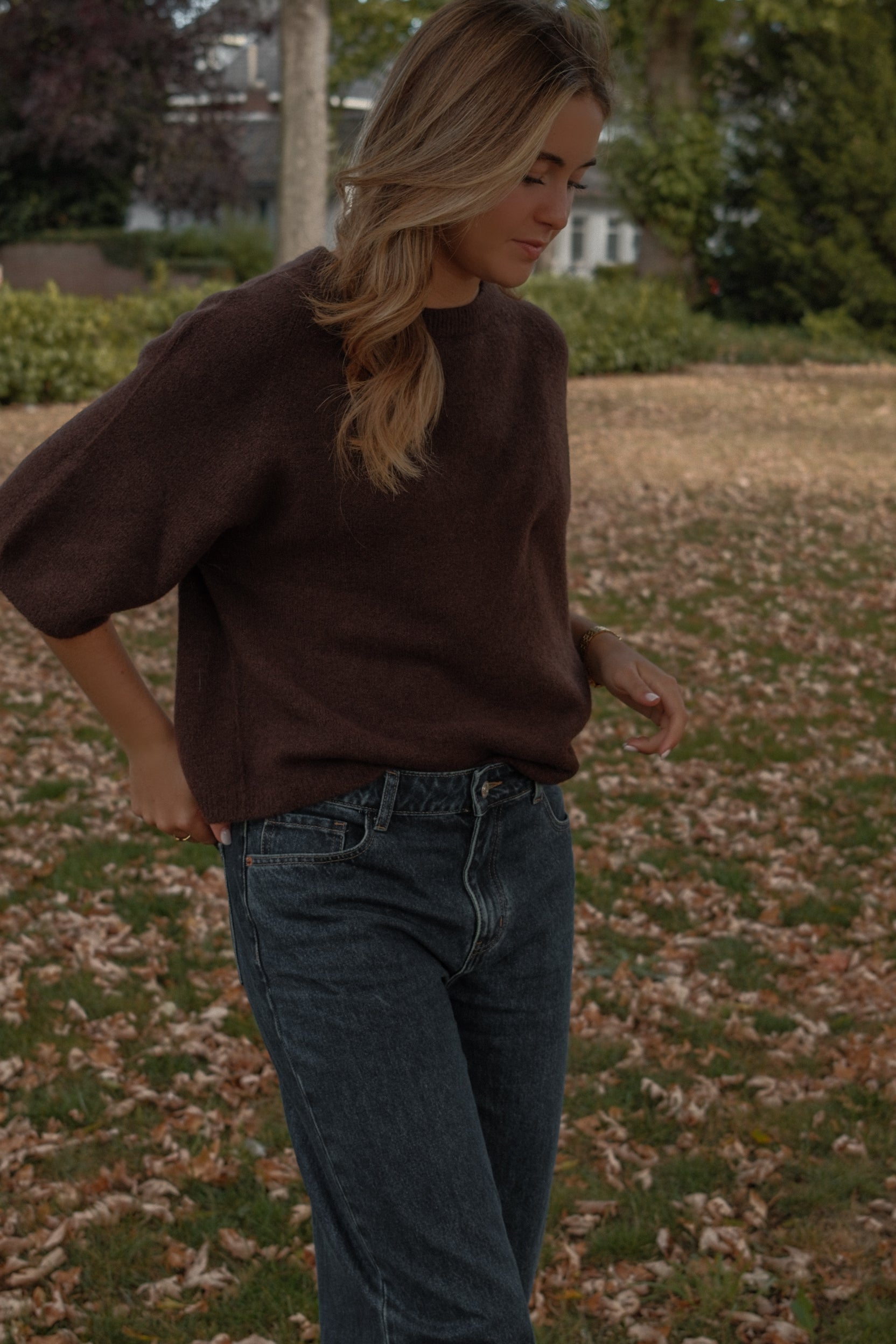 THE SAAR KNIT CHOCO