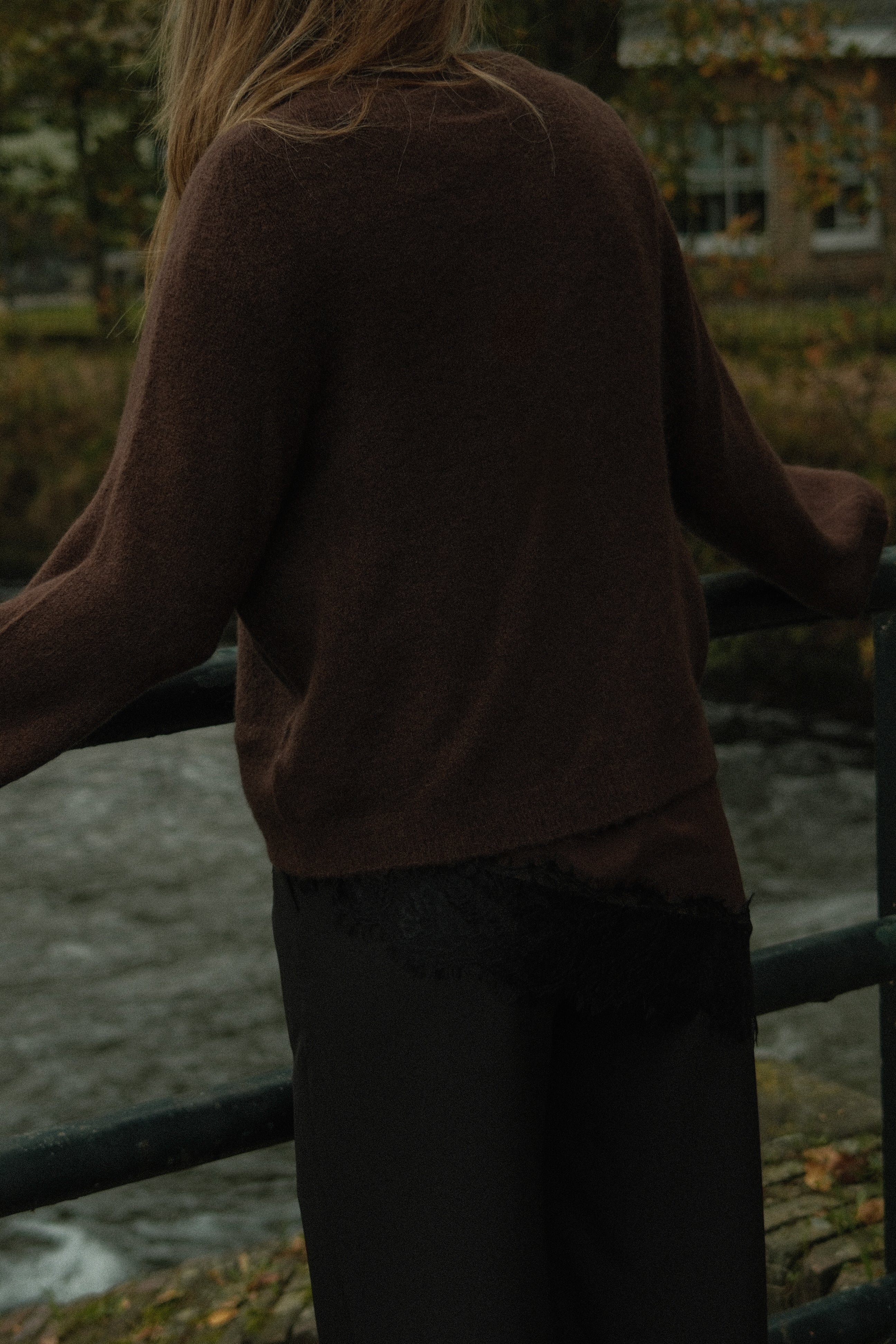 WIDE SLEEVE SARAH KNIT CHOCO