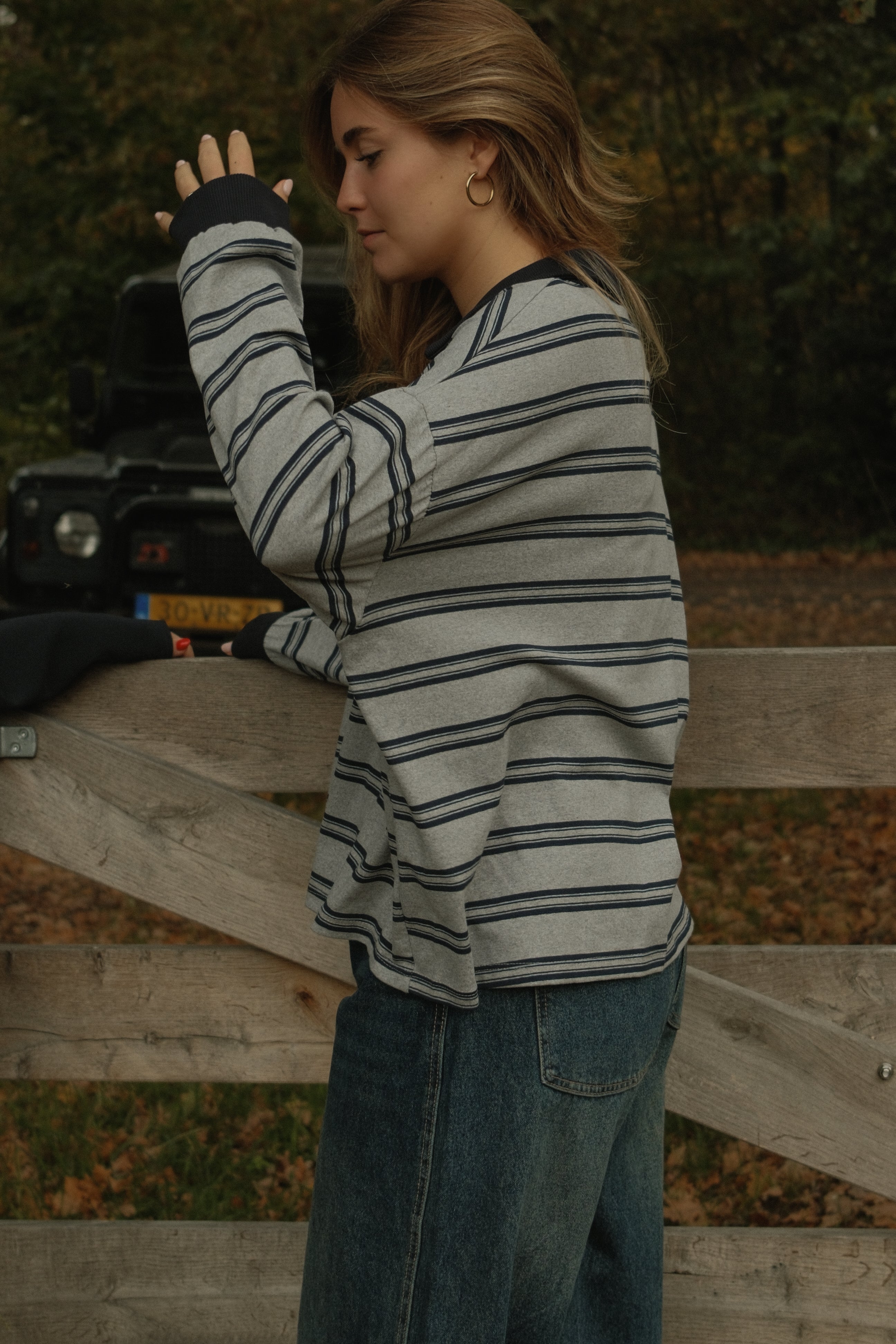 THE STUDIO POLO NAVY/GREY