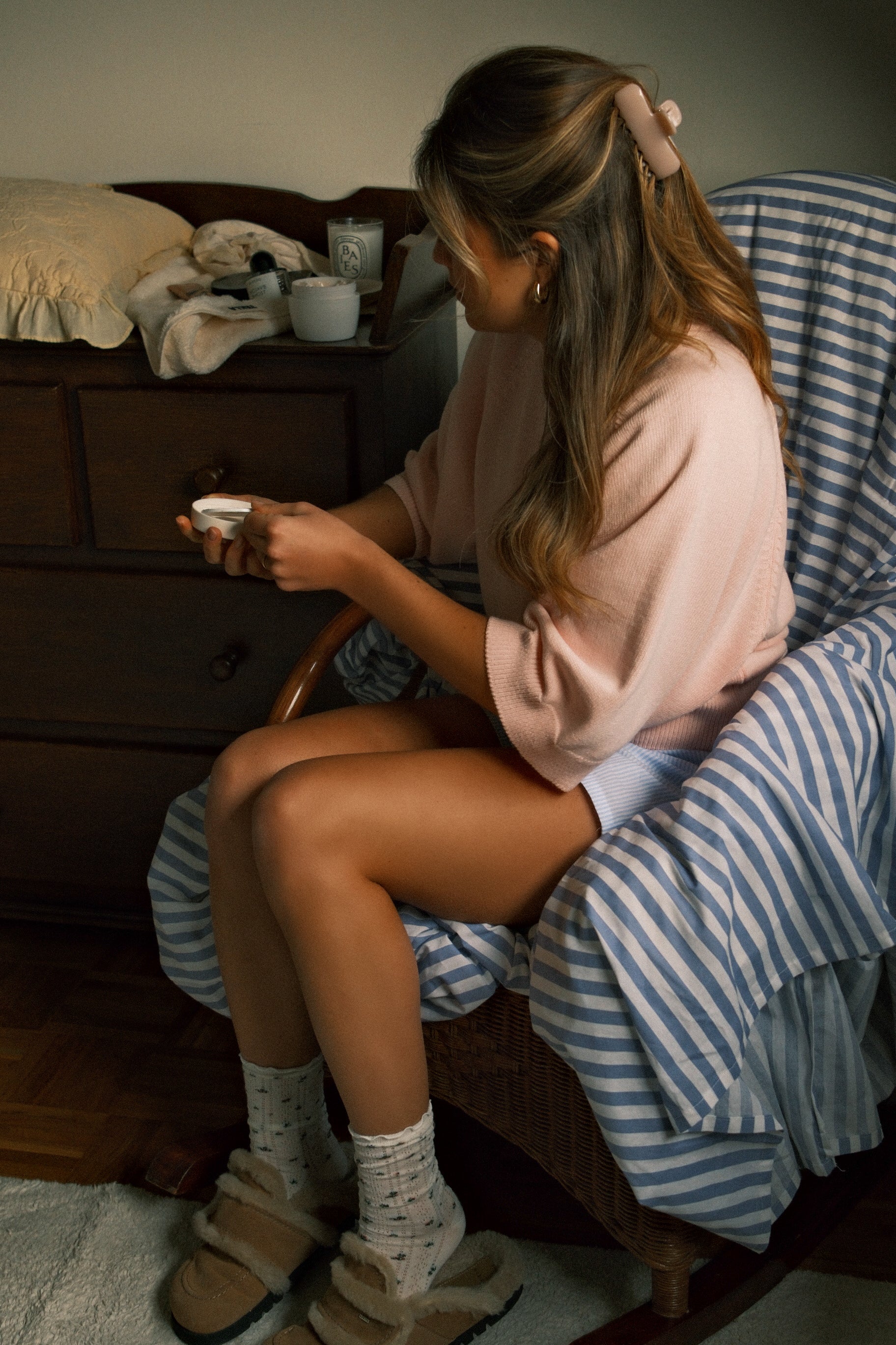 THE COTTON SAAR KNIT BABY PINK