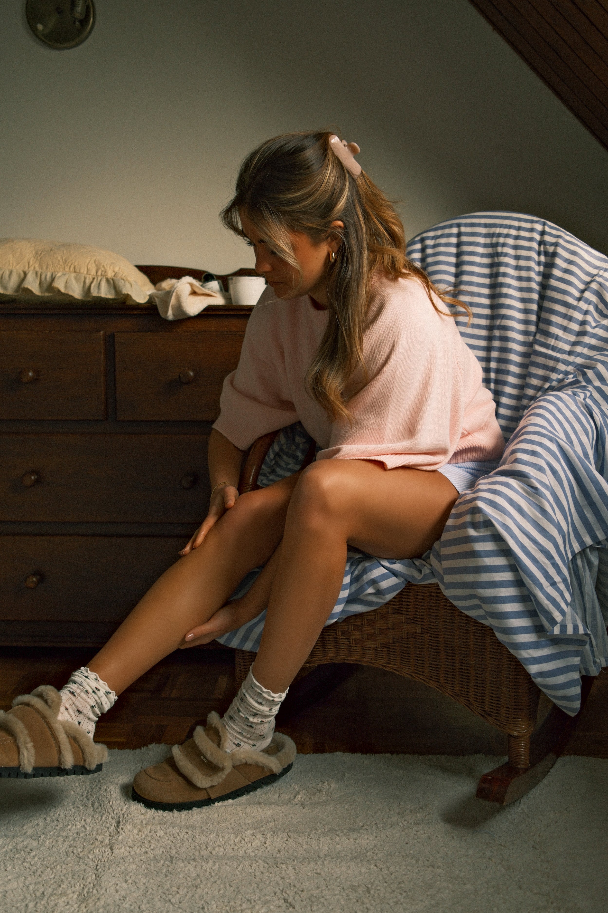 THE COTTON SAAR KNIT BABY PINK