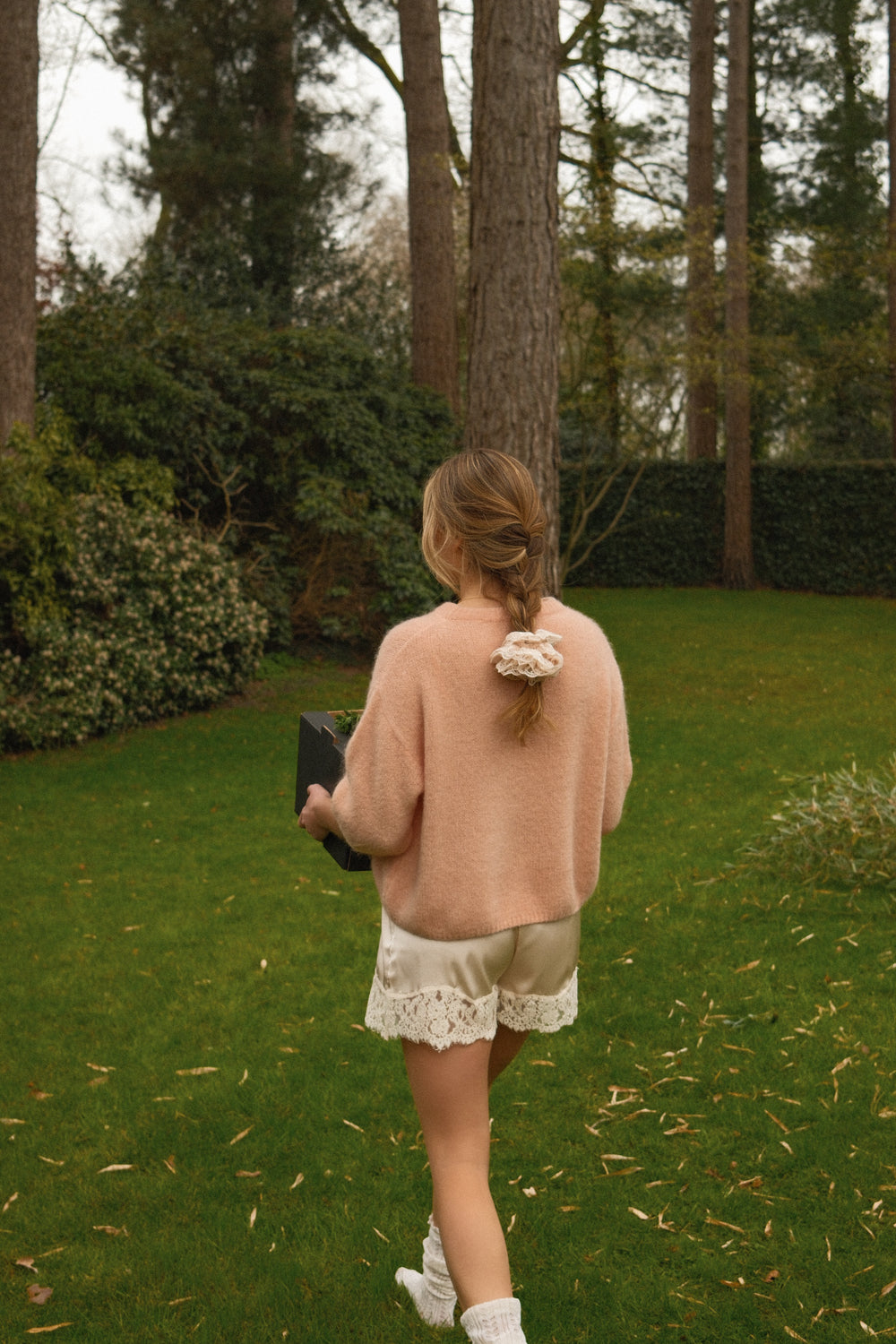 MOHAIR TESS KNIT PEACH