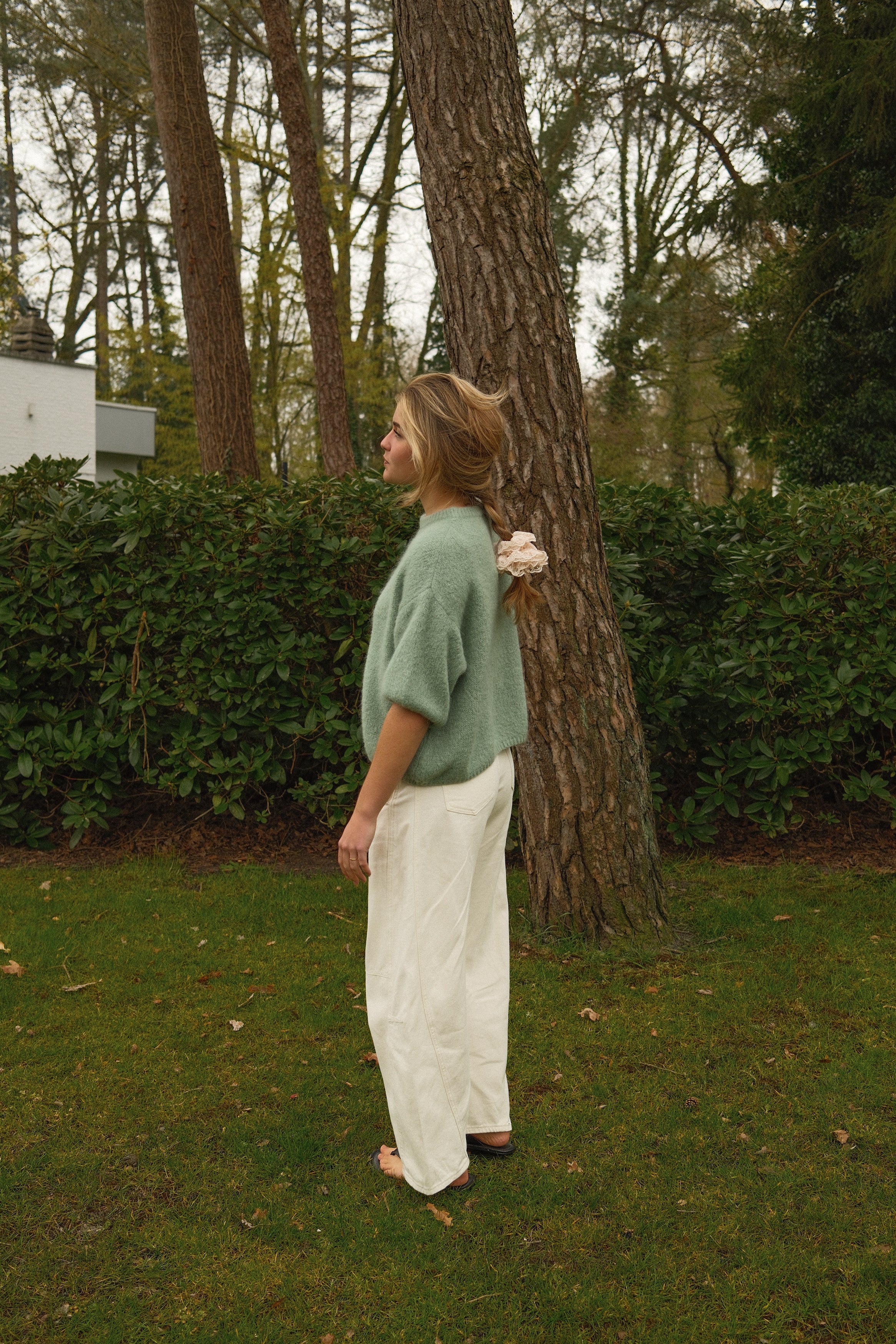 MOHAIR TESS KNIT GREEN