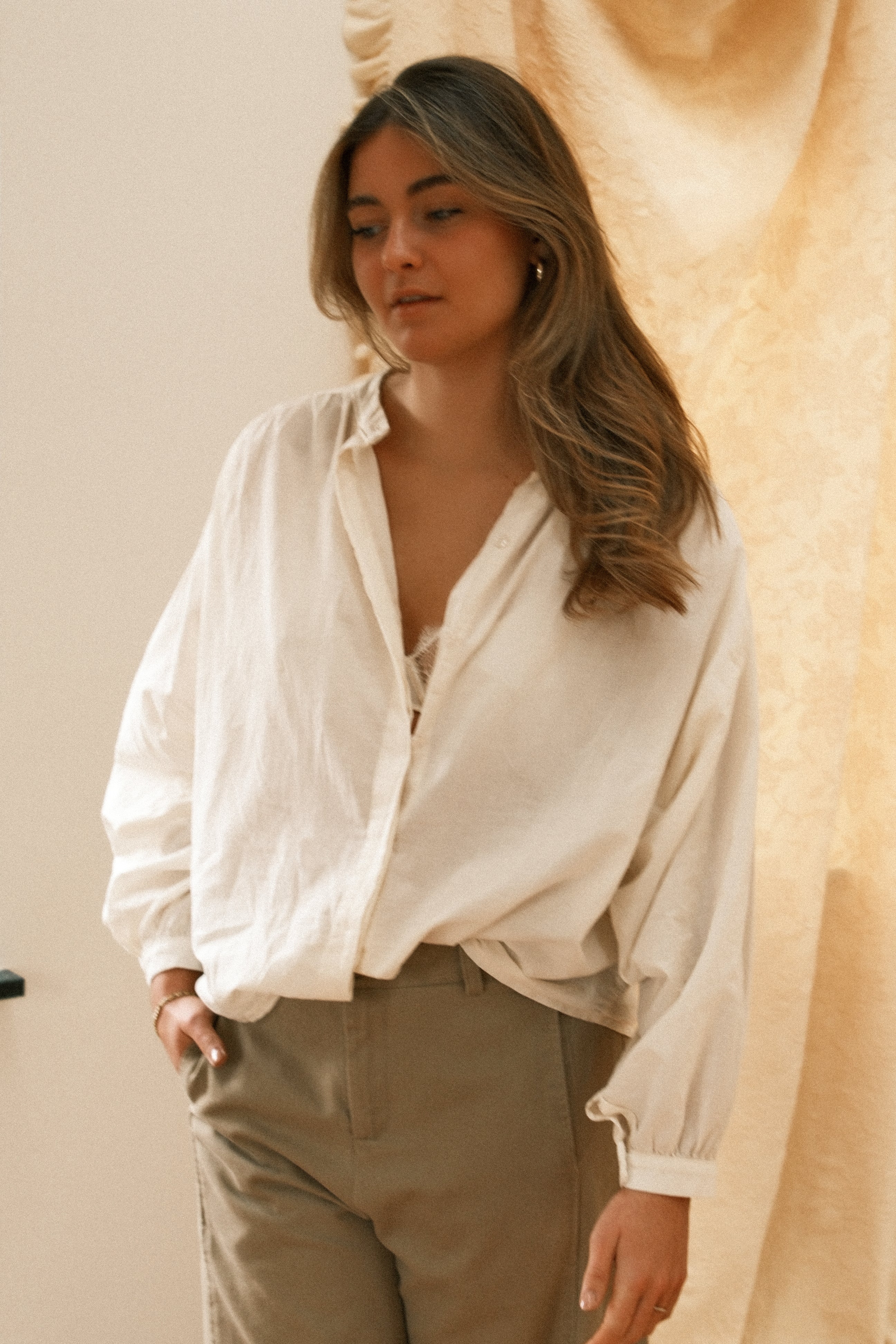 THE NORAH SHIRT ECRU