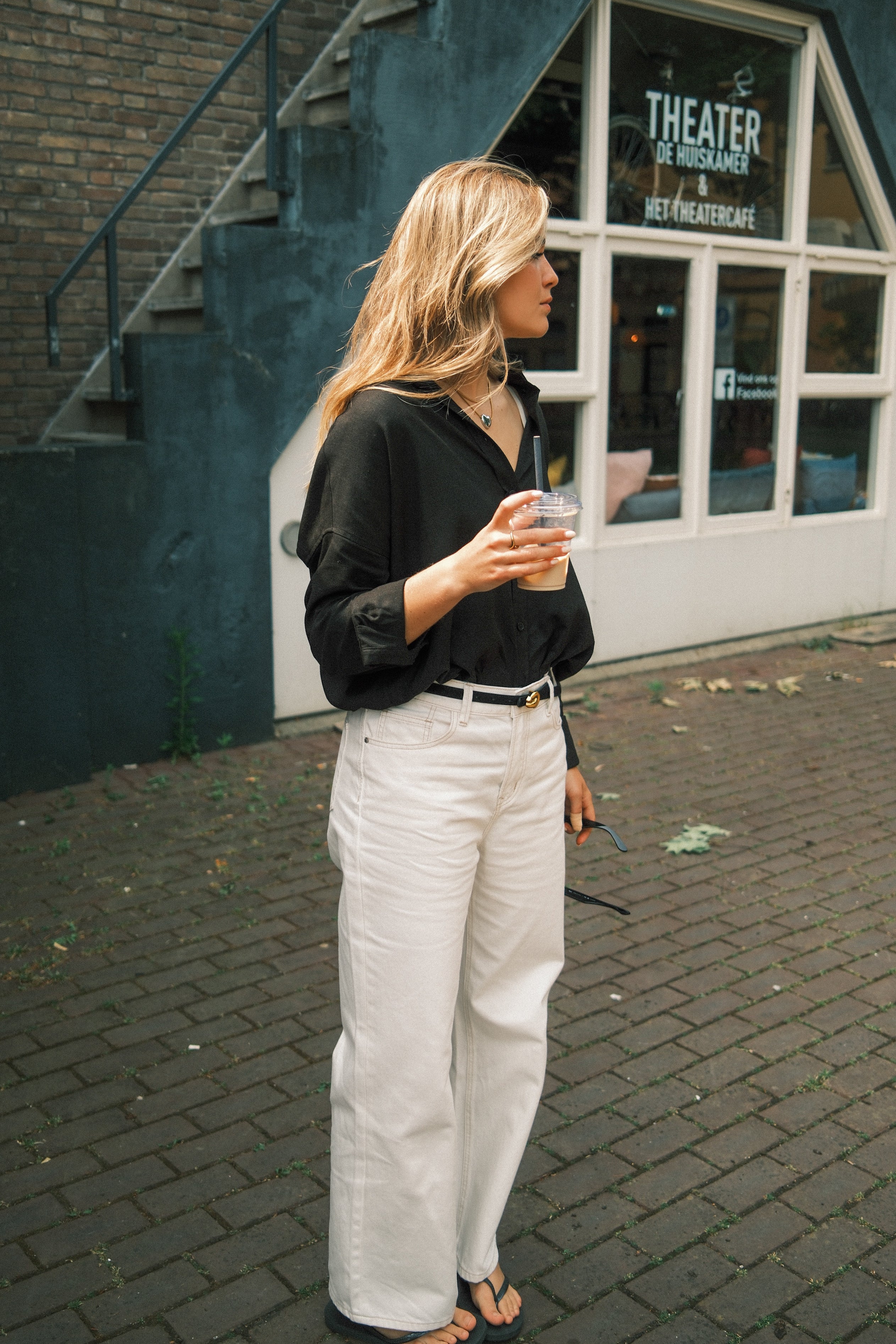 STRAIGHT WIDE NORA JEANS WHITE