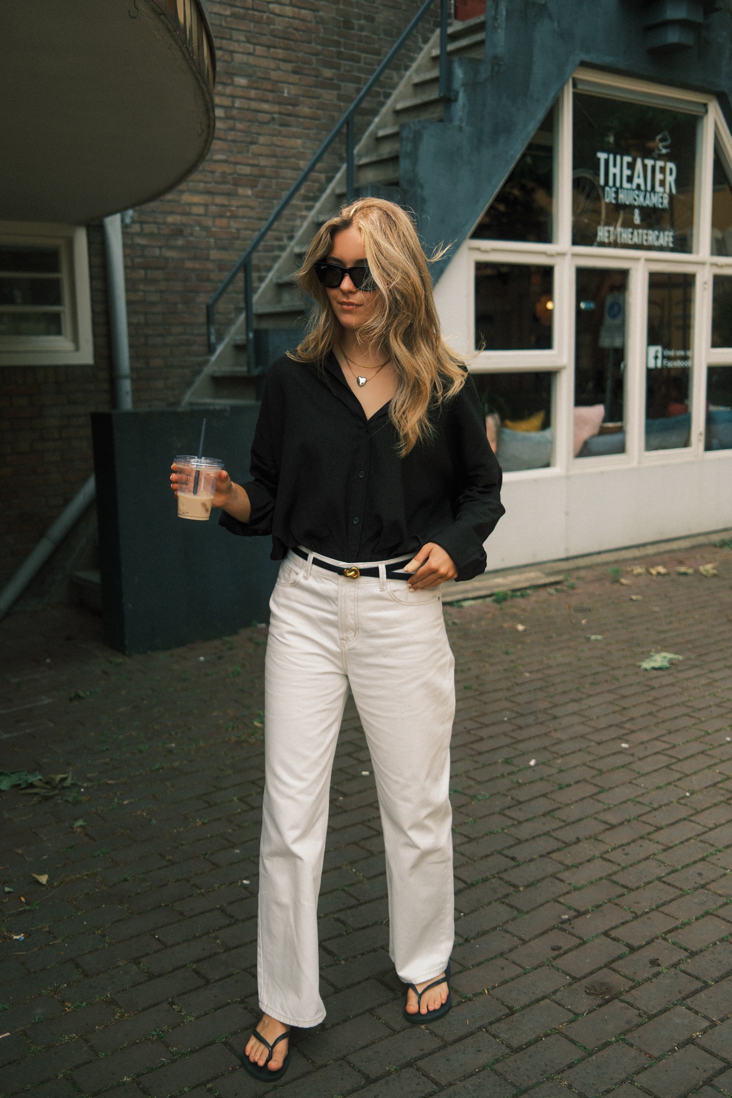 STRAIGHT WIDE NORA JEANS WHITE