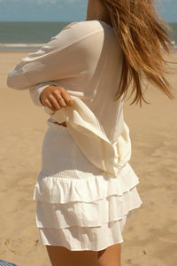 ANNIE SKIRT OFF-WHITE