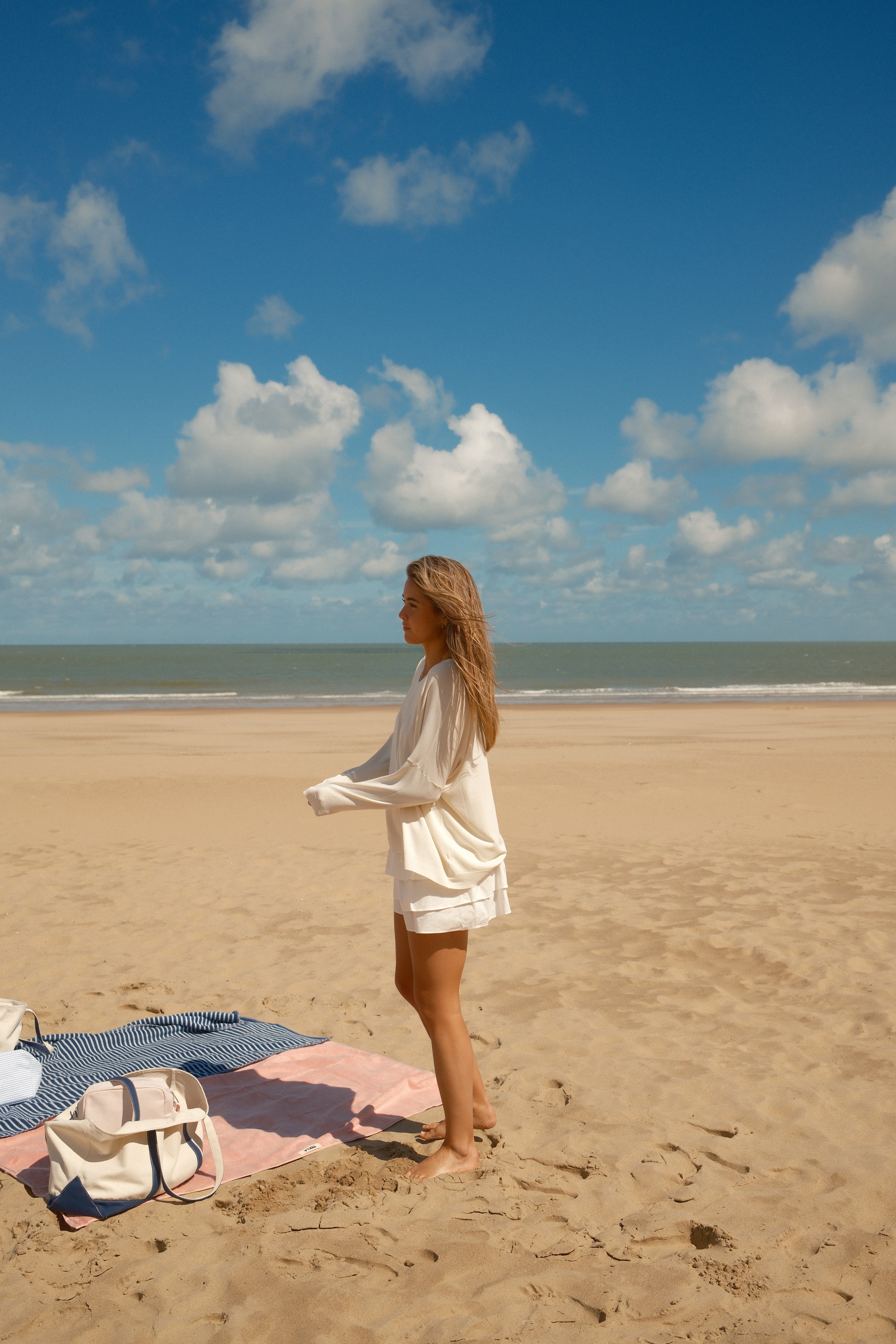 ANNIE SKIRT OFF-WHITE