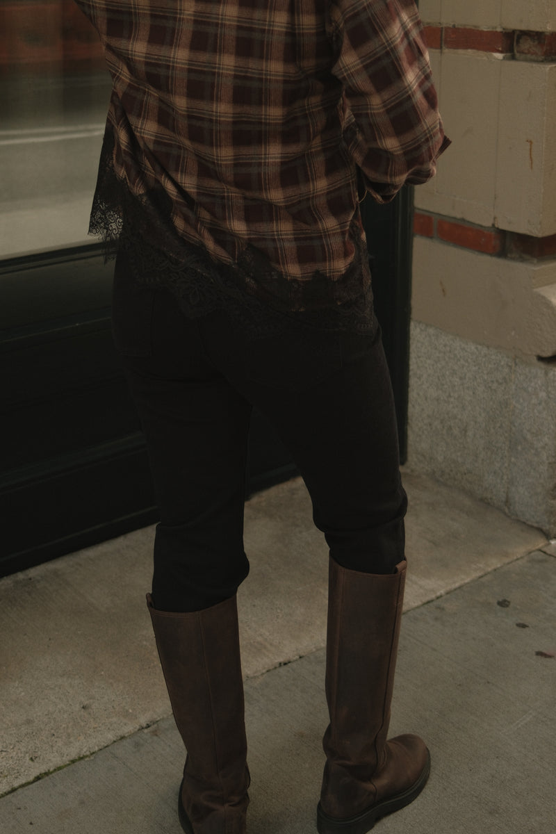 MANHATTAN CIGARETTE JEANS BLACK