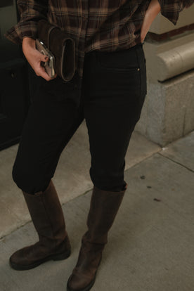 MANHATTAN CIGARETTE JEANS BLACK