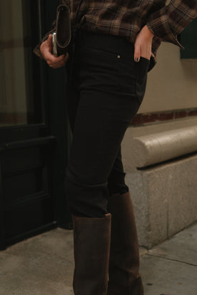 MANHATTAN CIGARETTE JEANS BLACK
