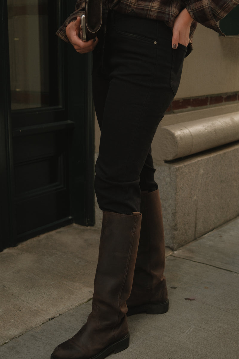 MANHATTAN CIGARETTE JEANS BLACK