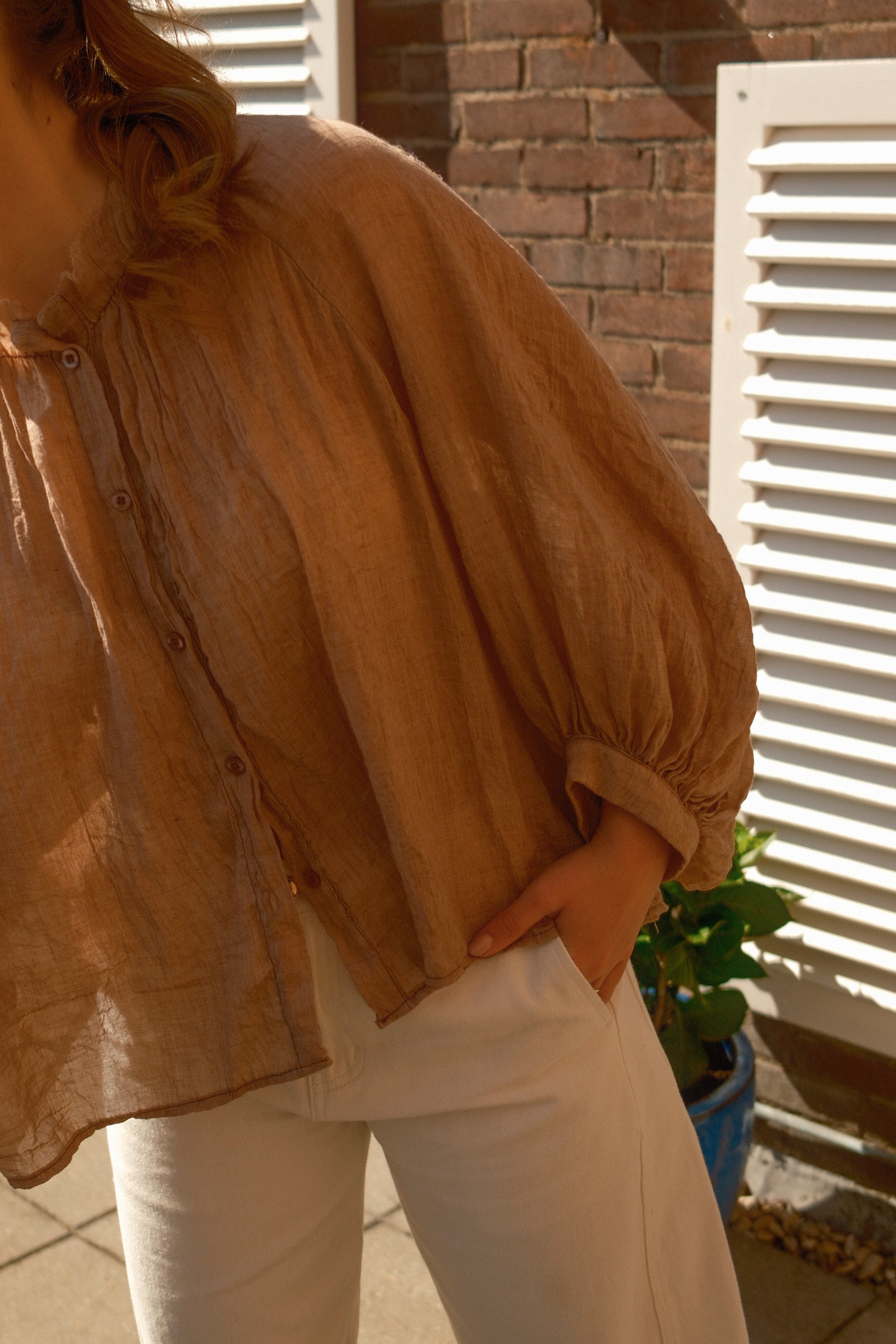 SARAH SHIRT CAMEL